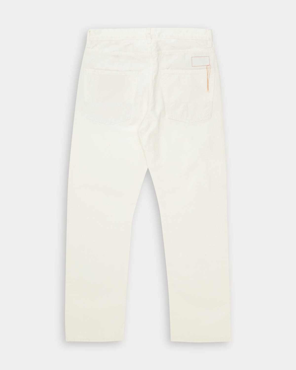 965 John Pantaloni 5 Tasche in Denim Ecrù