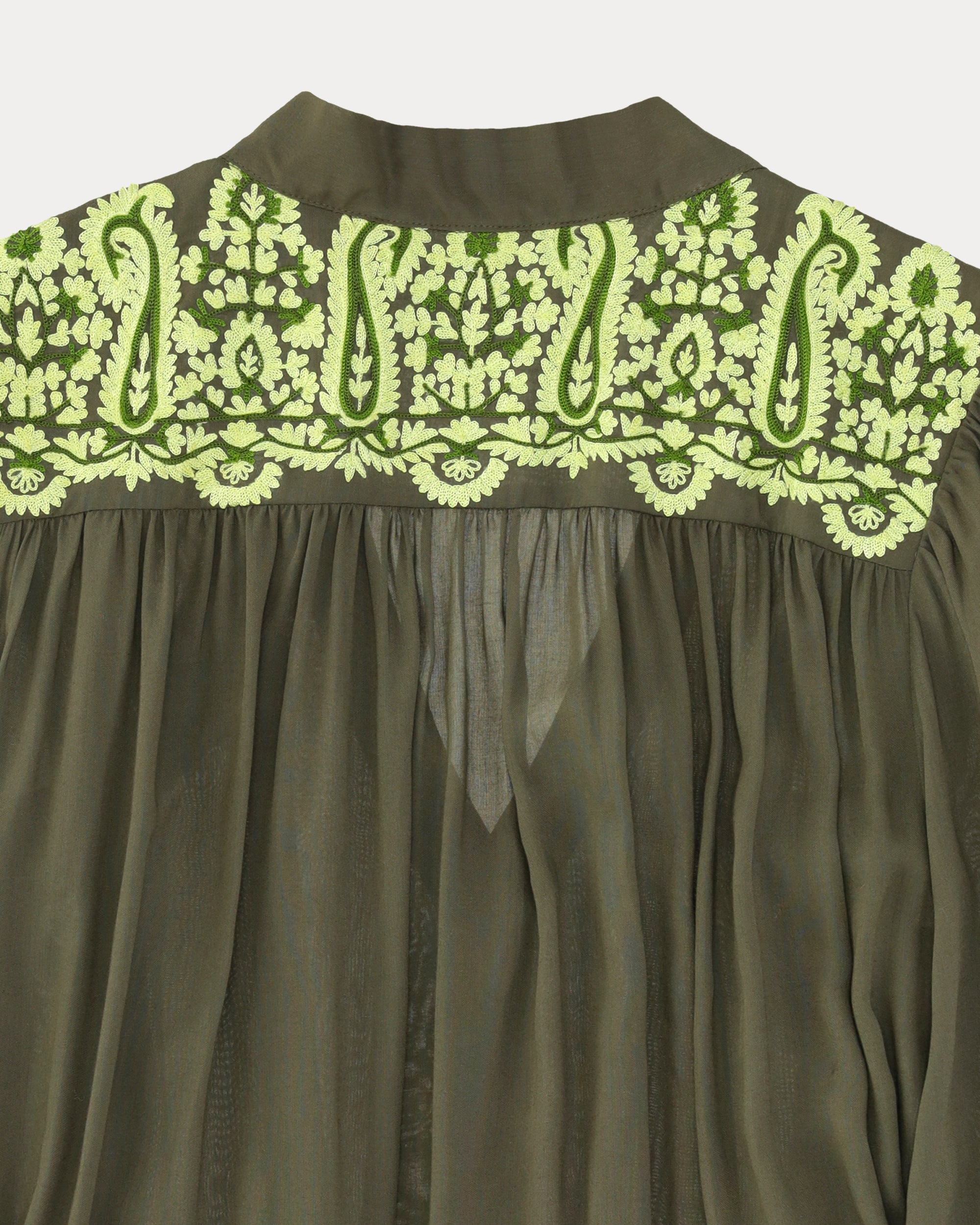 Alana Embroidered Viscose Dress
