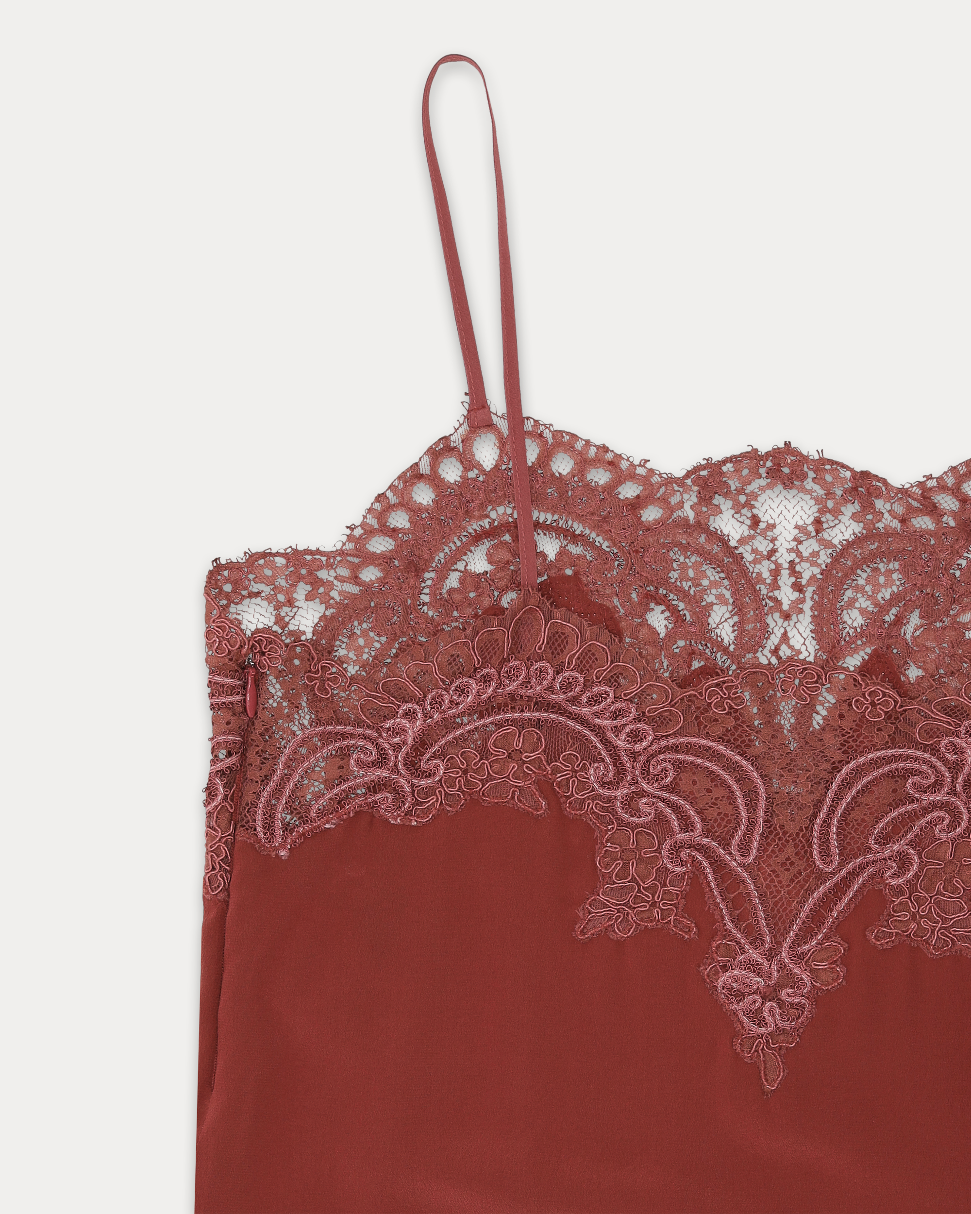 Alizee Embroidered Silk Dress