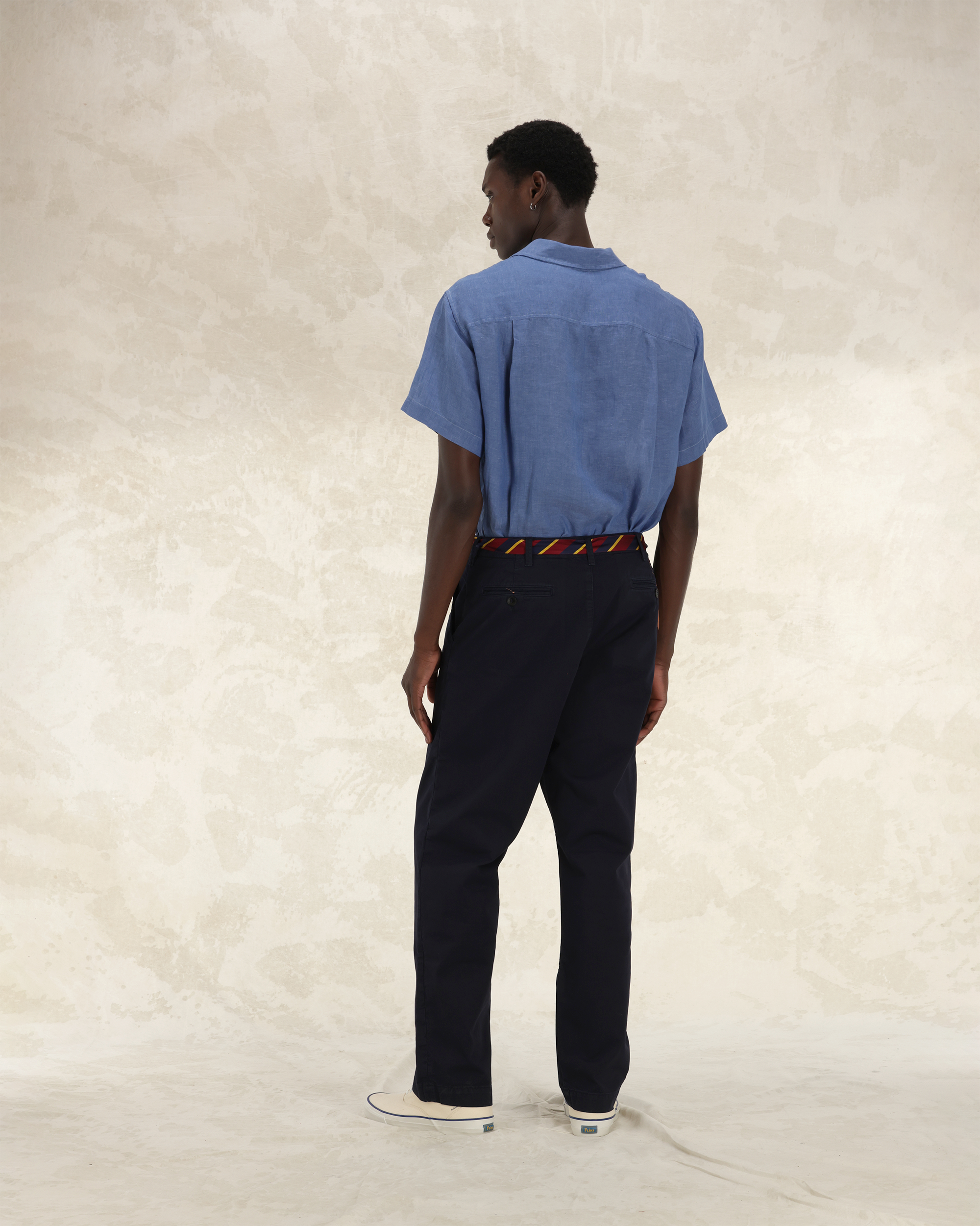 Wallace Pantaloni In Twill Di Cotone