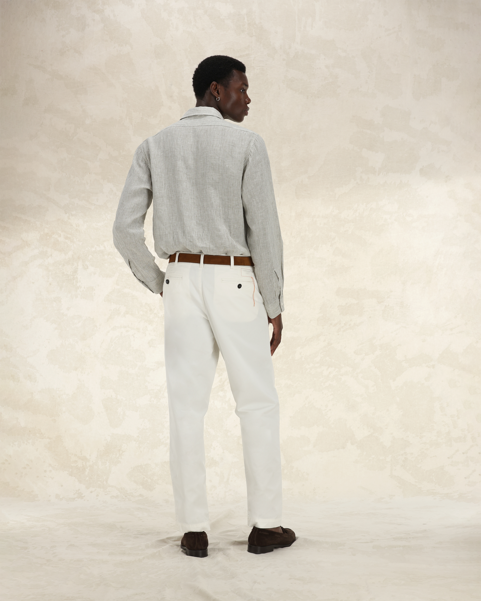 Wallace Pantaloni In Twill Di Cotone