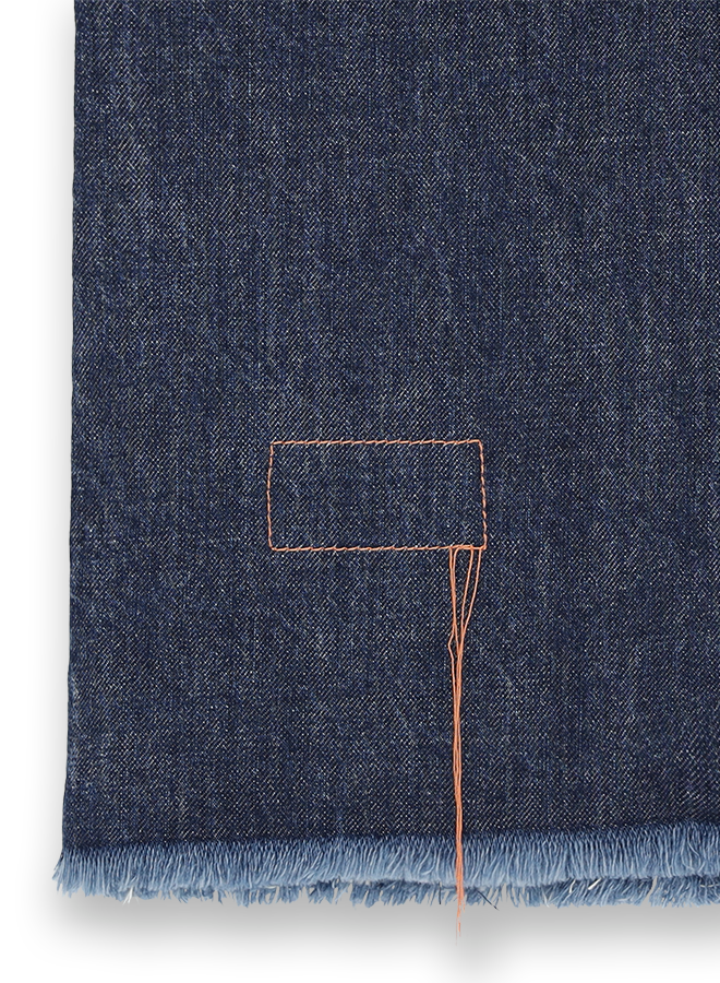 Ally Abito In Denim Indigo Rinse