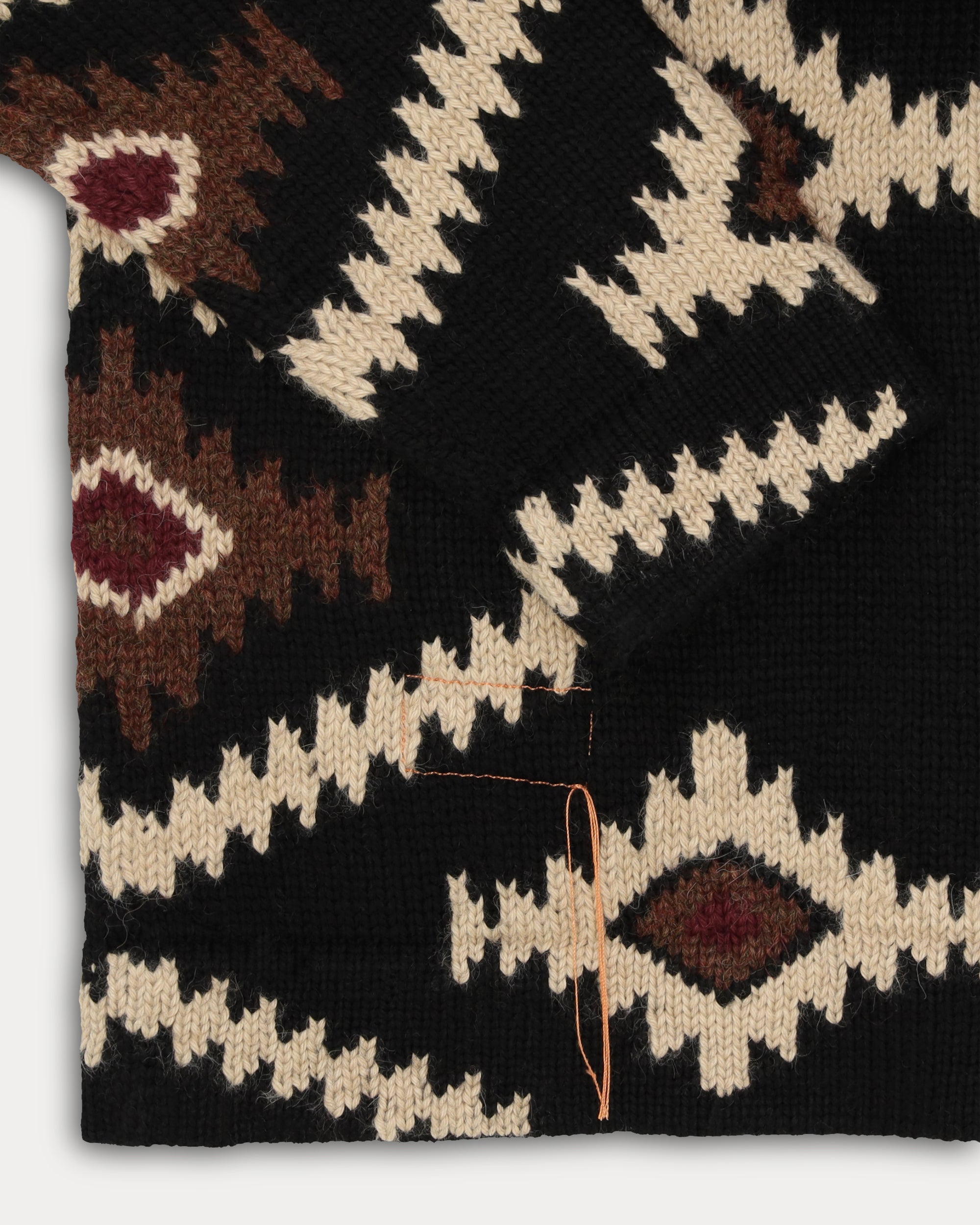 Walter Cardigan in Lana con Motivo Navajo
