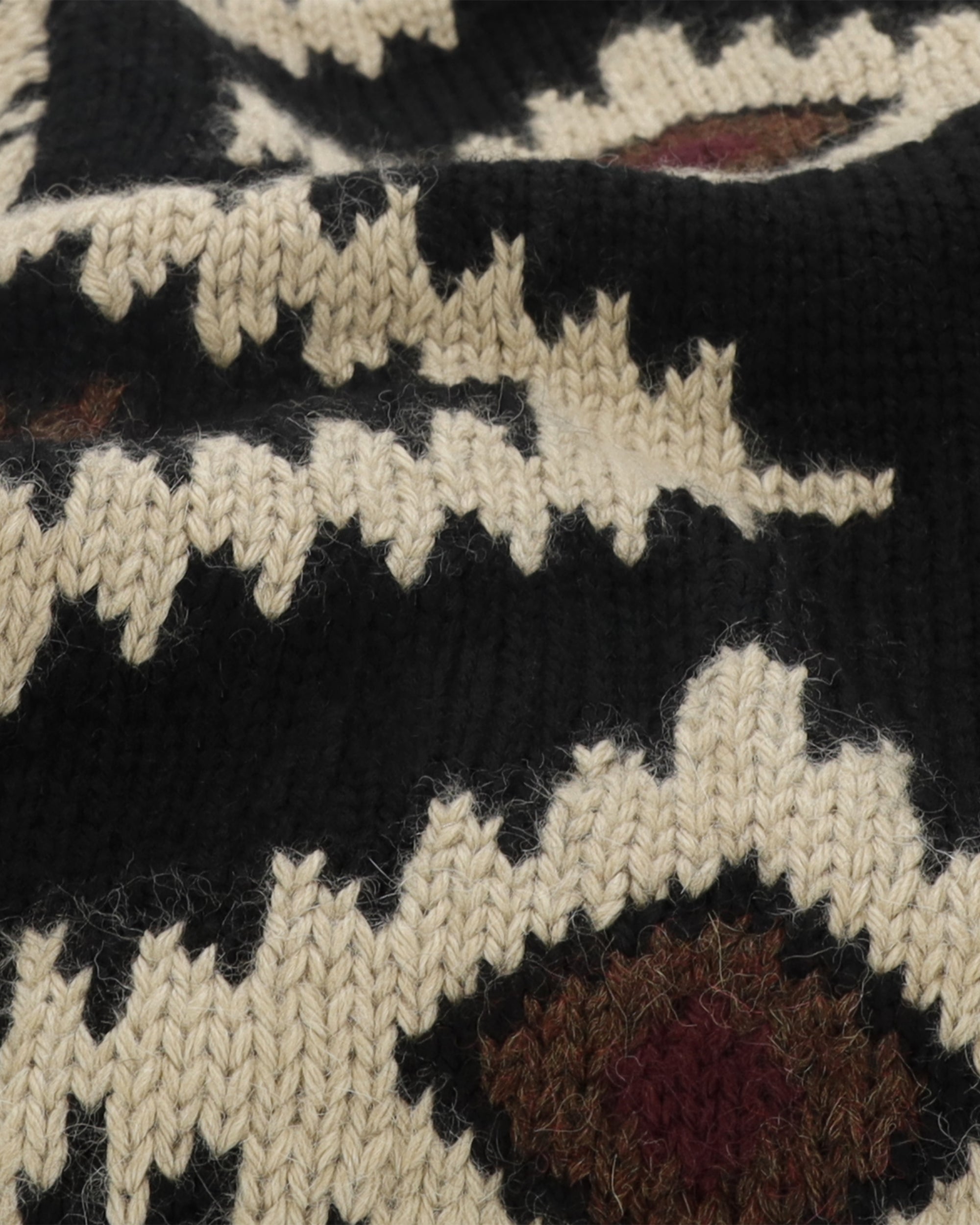 Walter Cardigan in Lana con Motivo Navajo