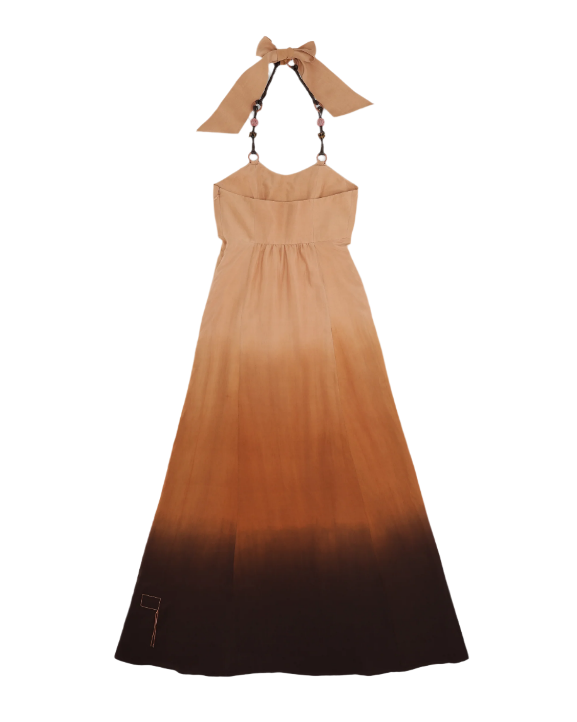 Anfitrite Abito Corto In Seta Degradè