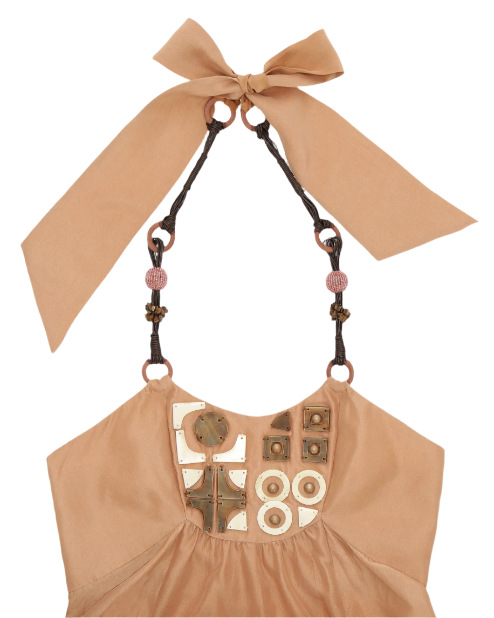 Anfitrite Abito Corto In Seta Degradè