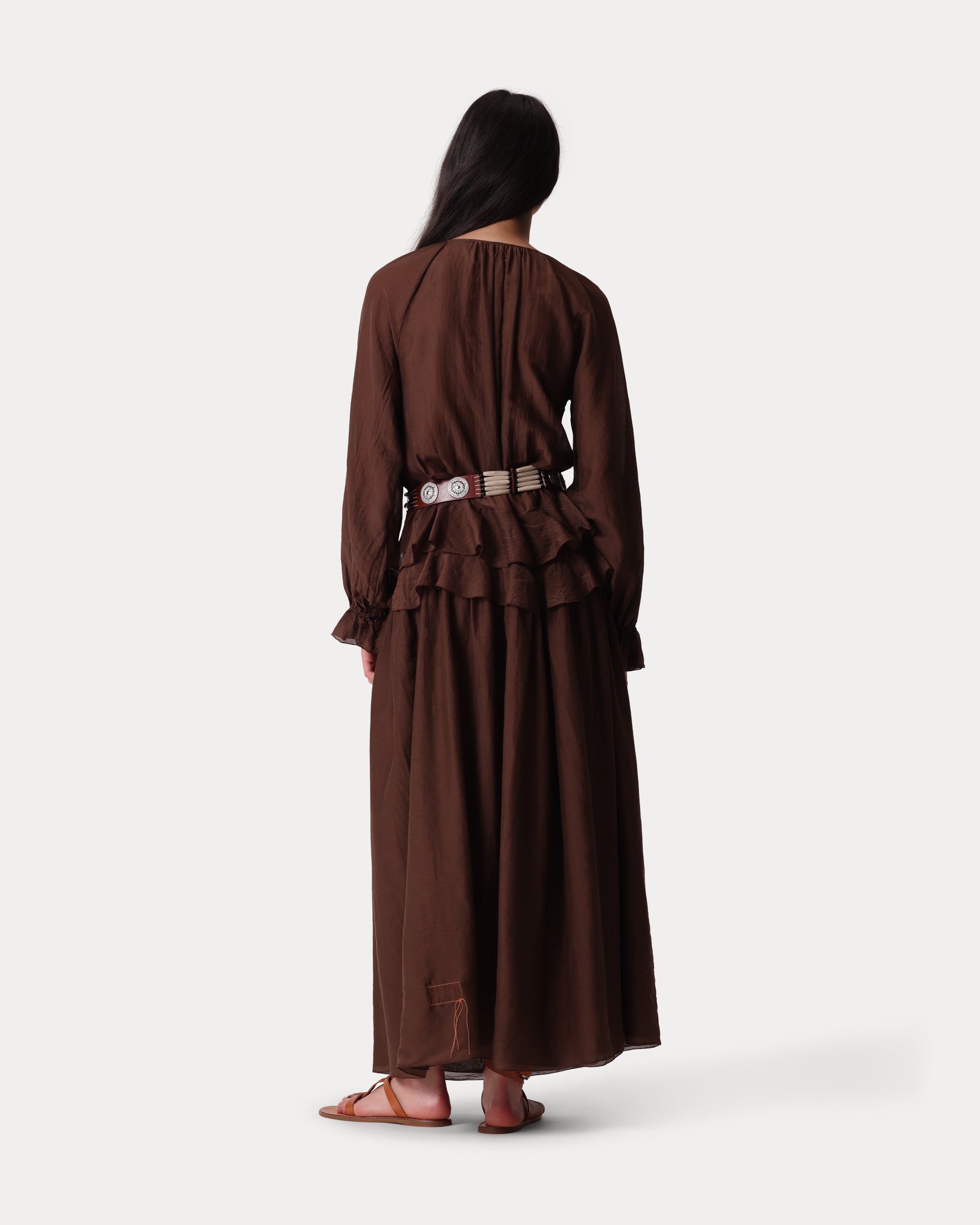 Ange Cotton and Silk Caftan