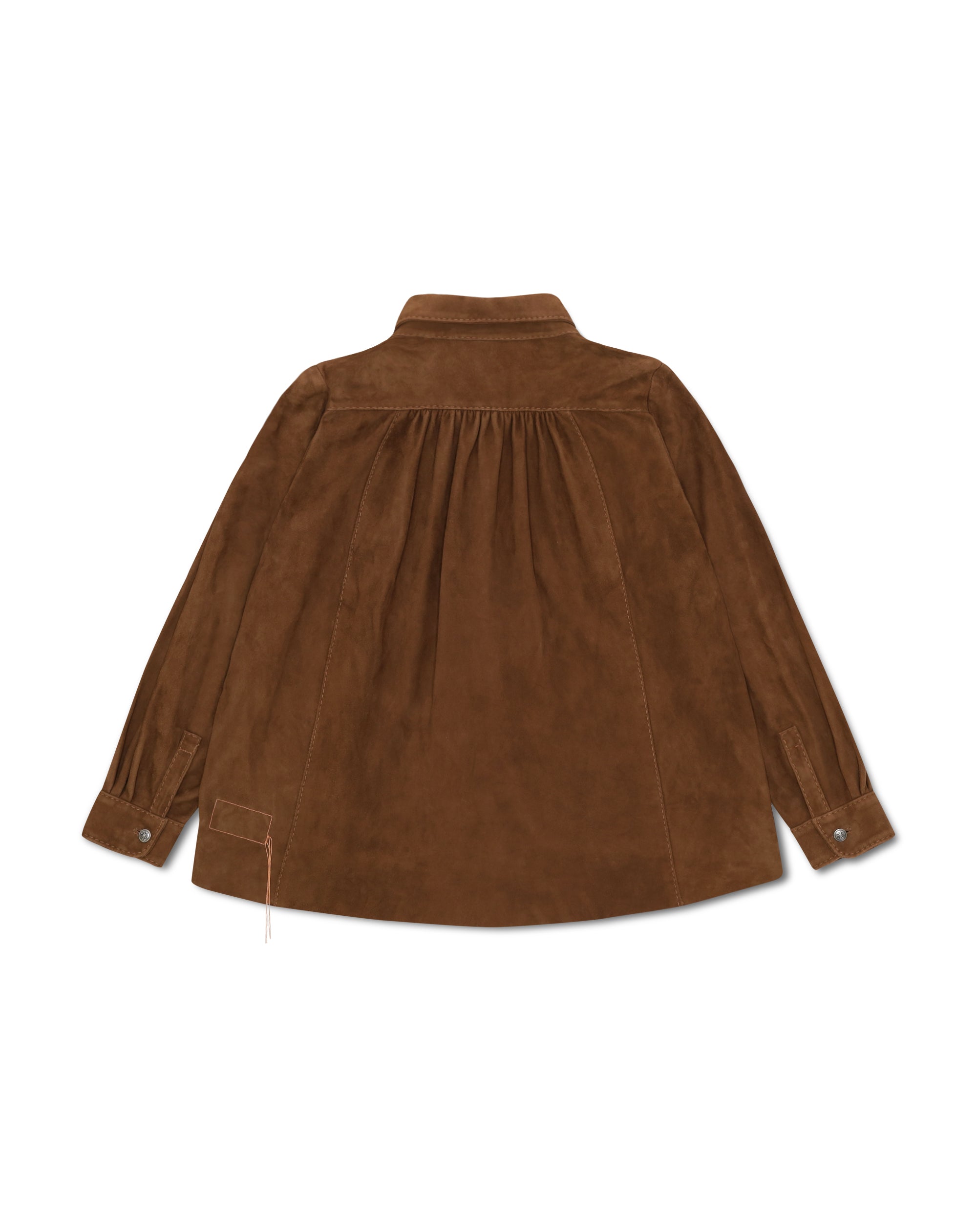 Arianna Camicia In Pelle Scamosciata