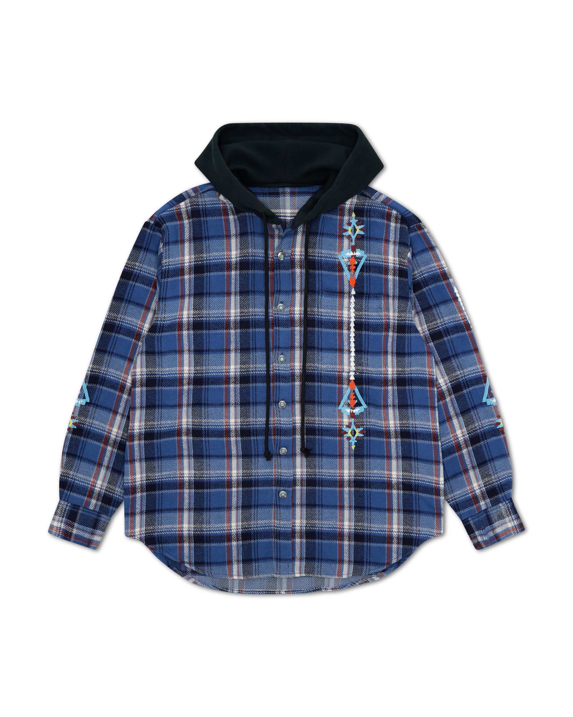 Ashley Camicia Ricamata Con Cappuccio