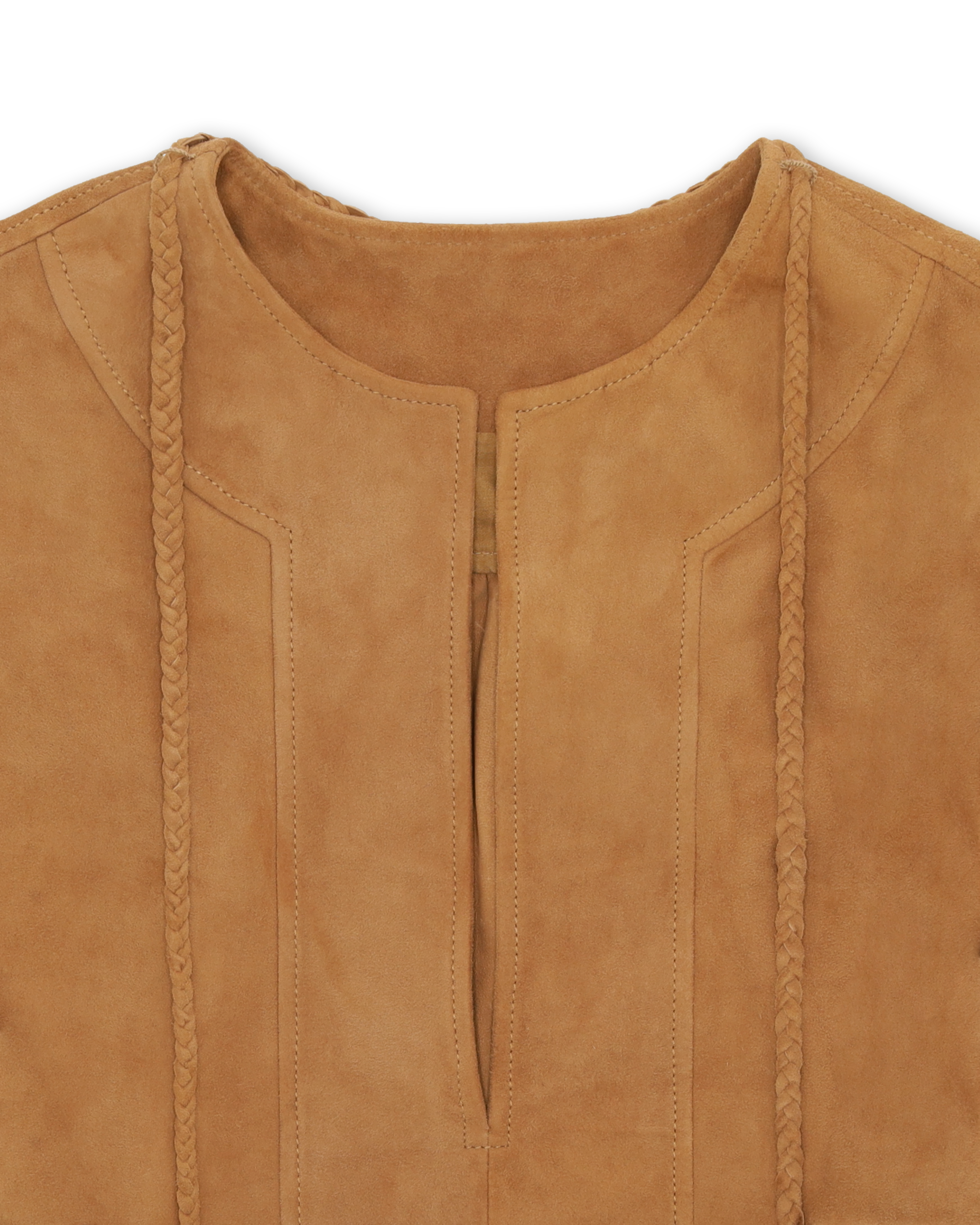 Athena Abito Corto In Pelle Scamosciata