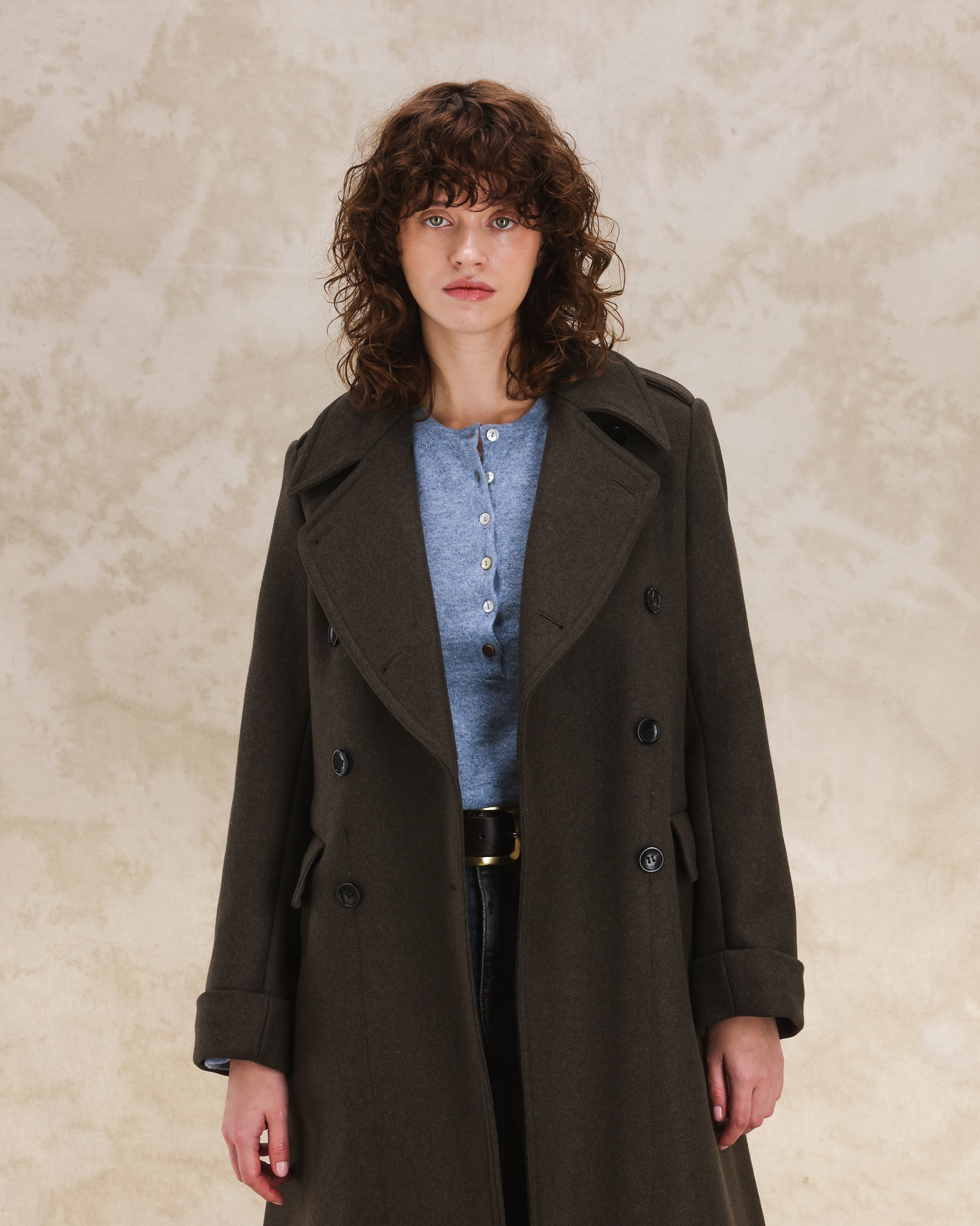 Balbo Cappotto Doppiopetto In Lana 