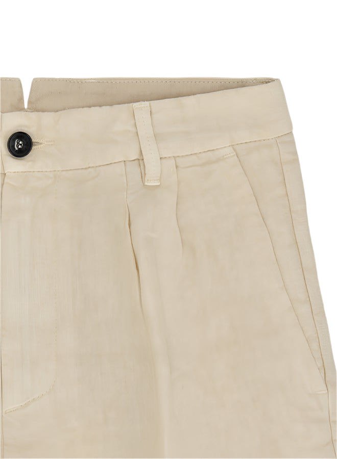 Beachshort Short con Pences In Lino