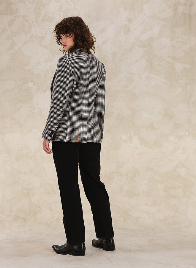 Benjamin Giacca Classica Inflanella Pied De Poule