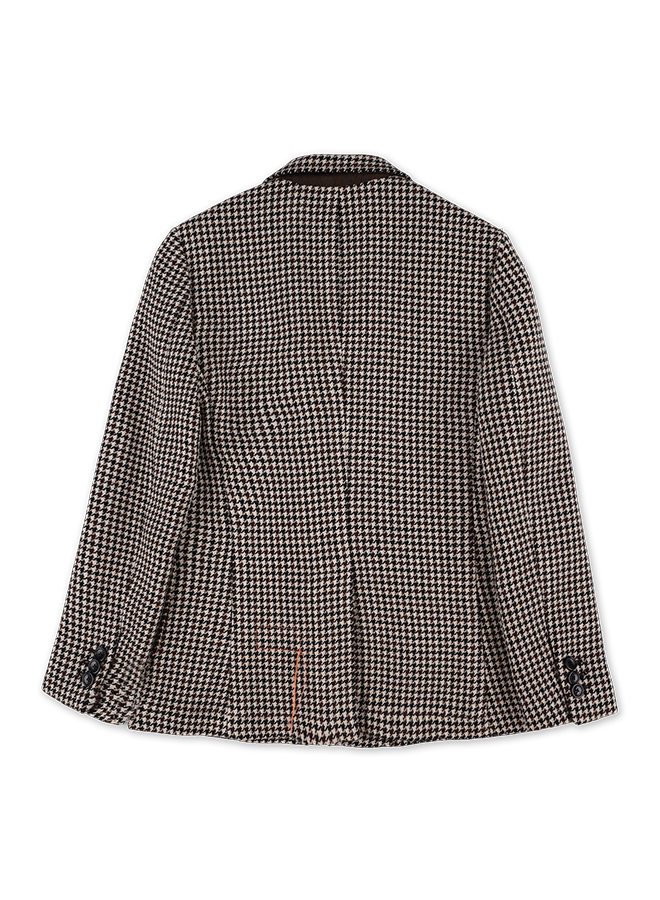 Benjamin Giacca Classica Inflanella Pied De Poule