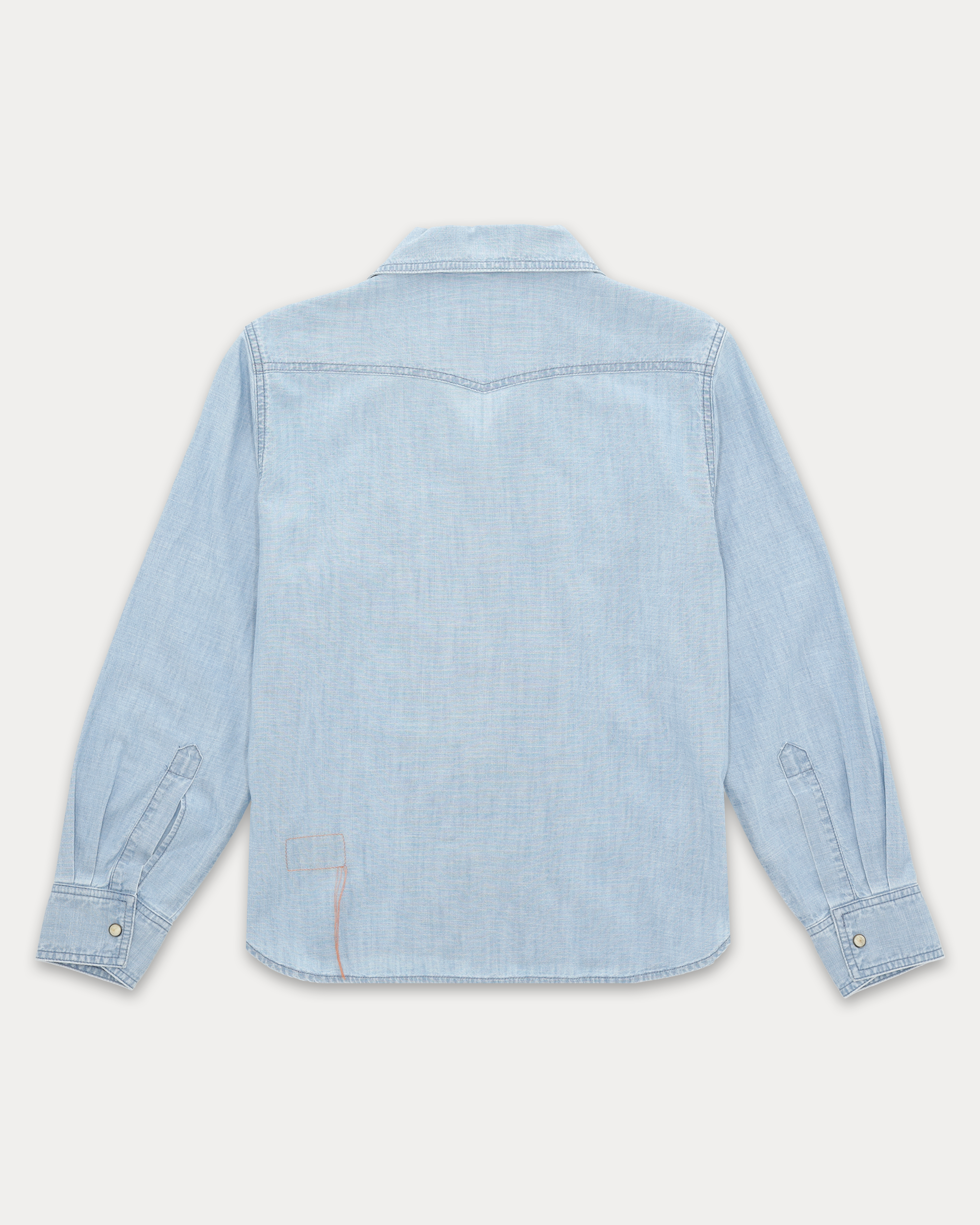 Berthe Camicia In Chambray Bleach Wash