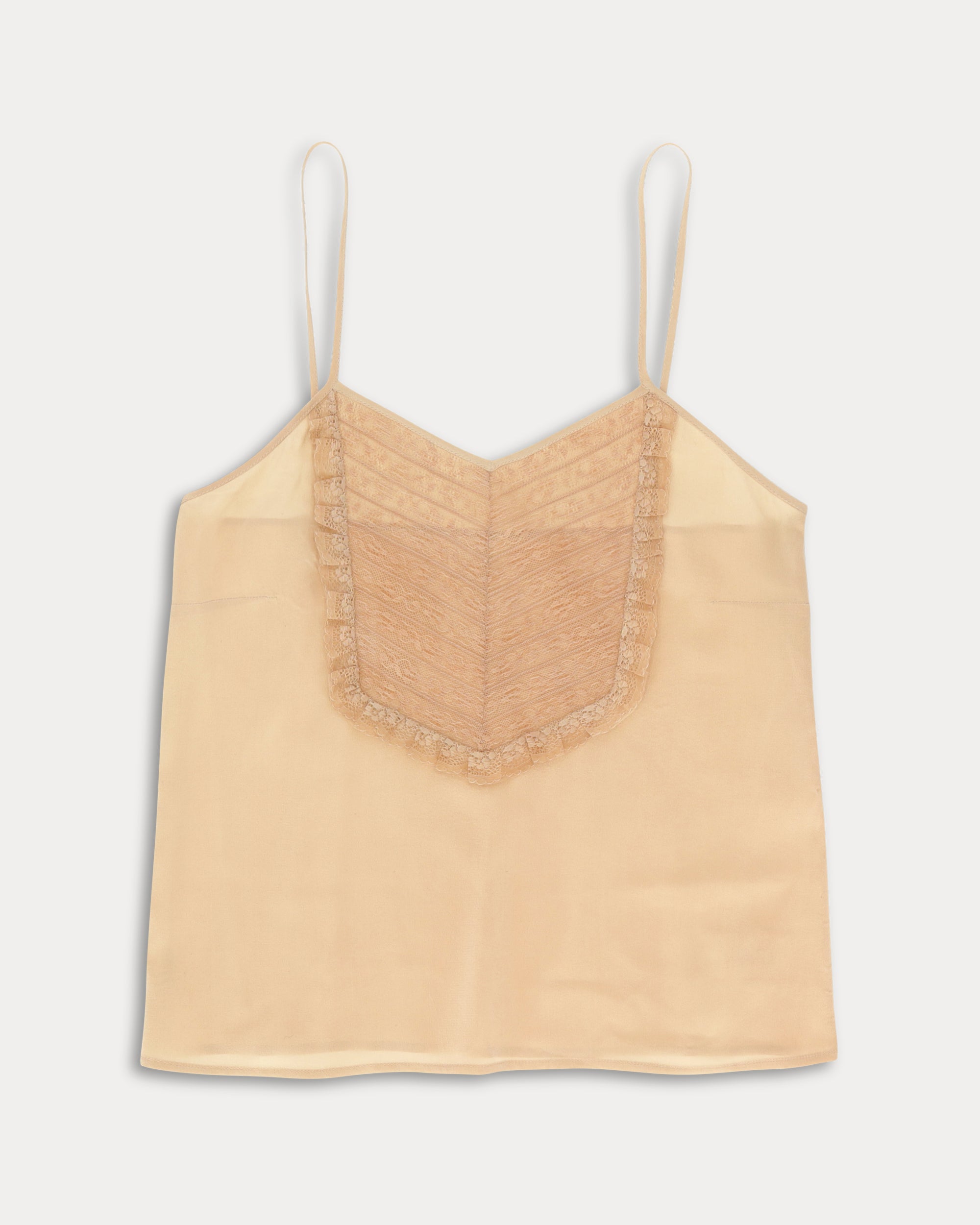 Bethany Top in Crepe di Seta Ricamato