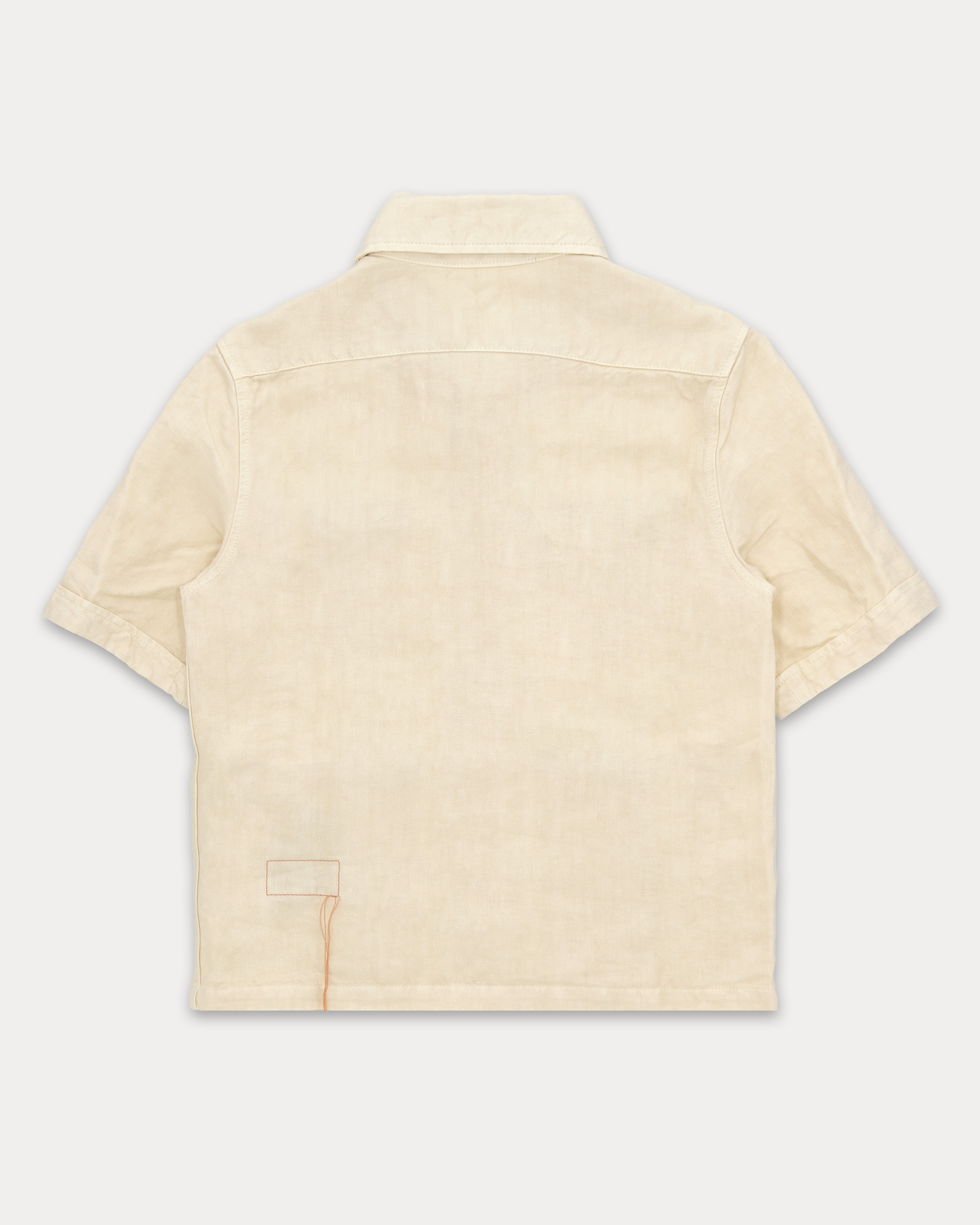 Bohem Camicia Safari Manica Corta In Lino