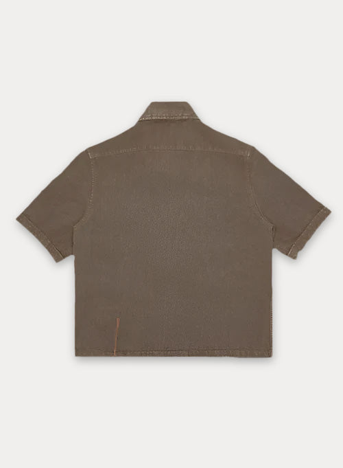 Bohem Short Sleeve Linen Safari Shirt