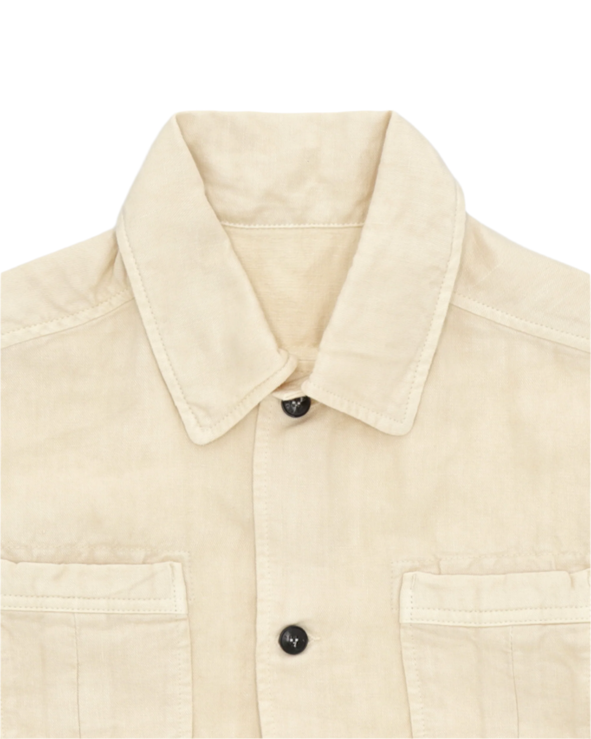 Bohem Camicia Safari Manica Corta In Lino