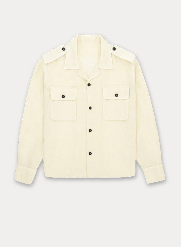 Bonnie Linen Military Shirt