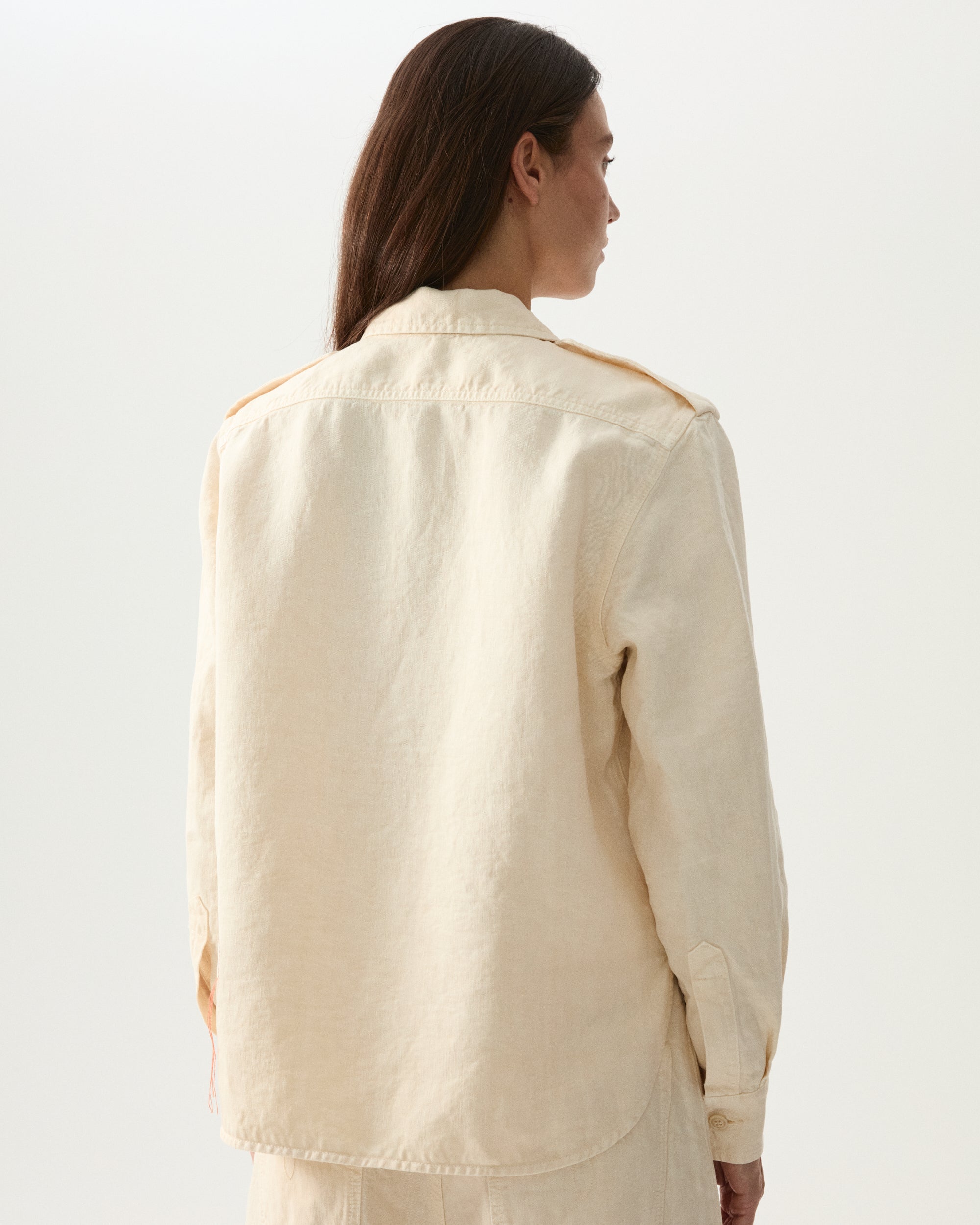 Bonnie Shirt Safari Linen