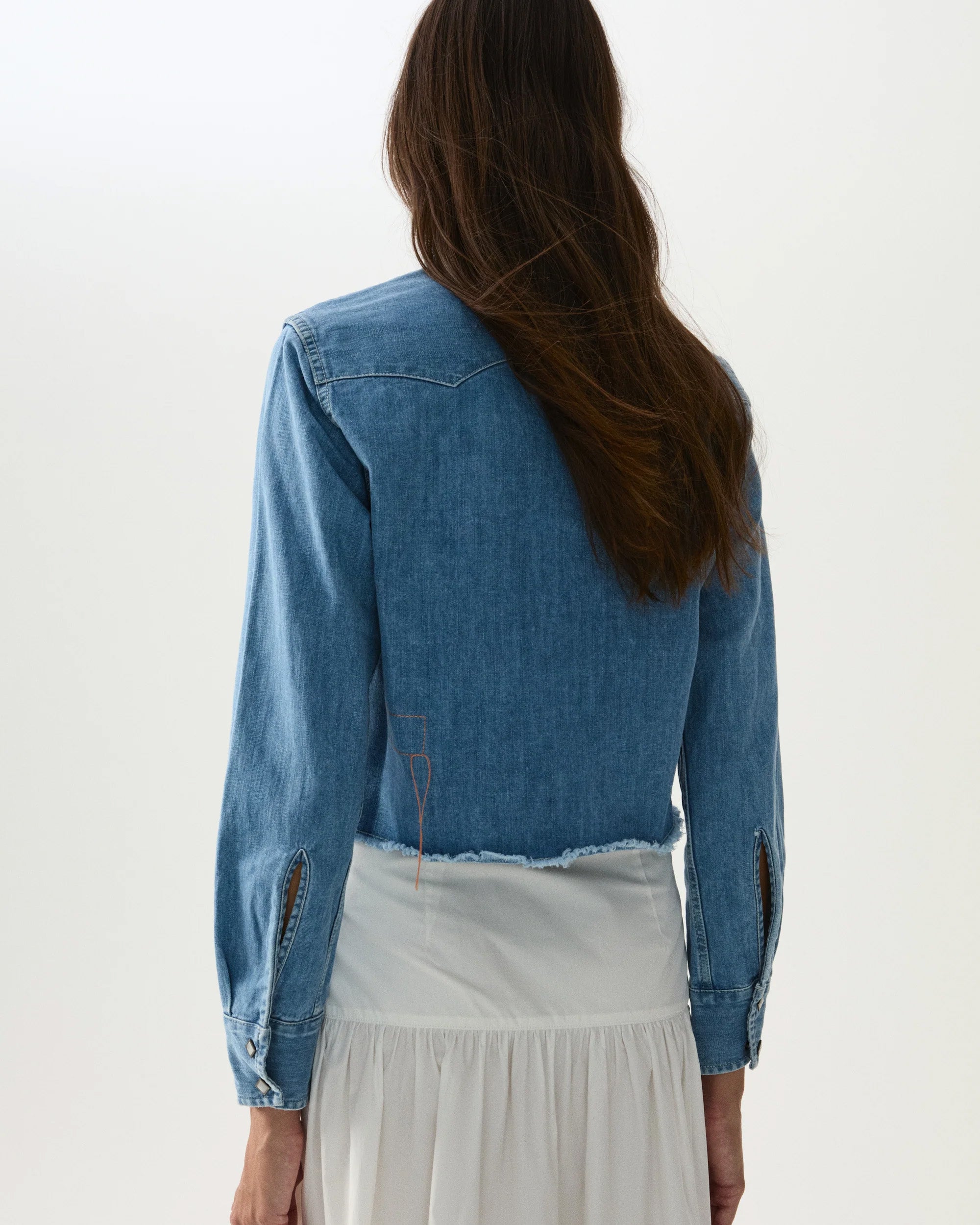 Caracas Camicia in Denim Bleach Wash