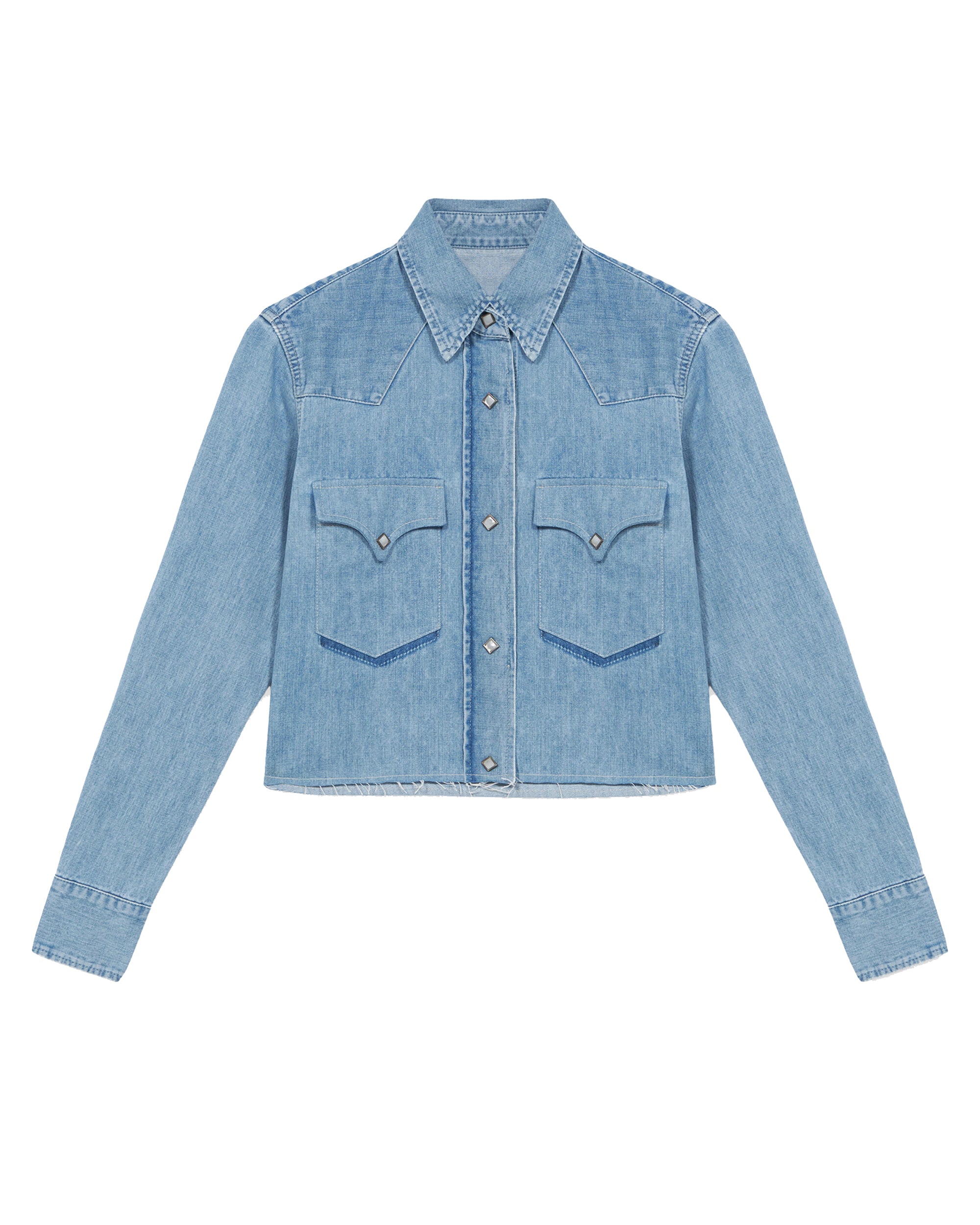 Caracas Camicia in Denim Bleach Wash