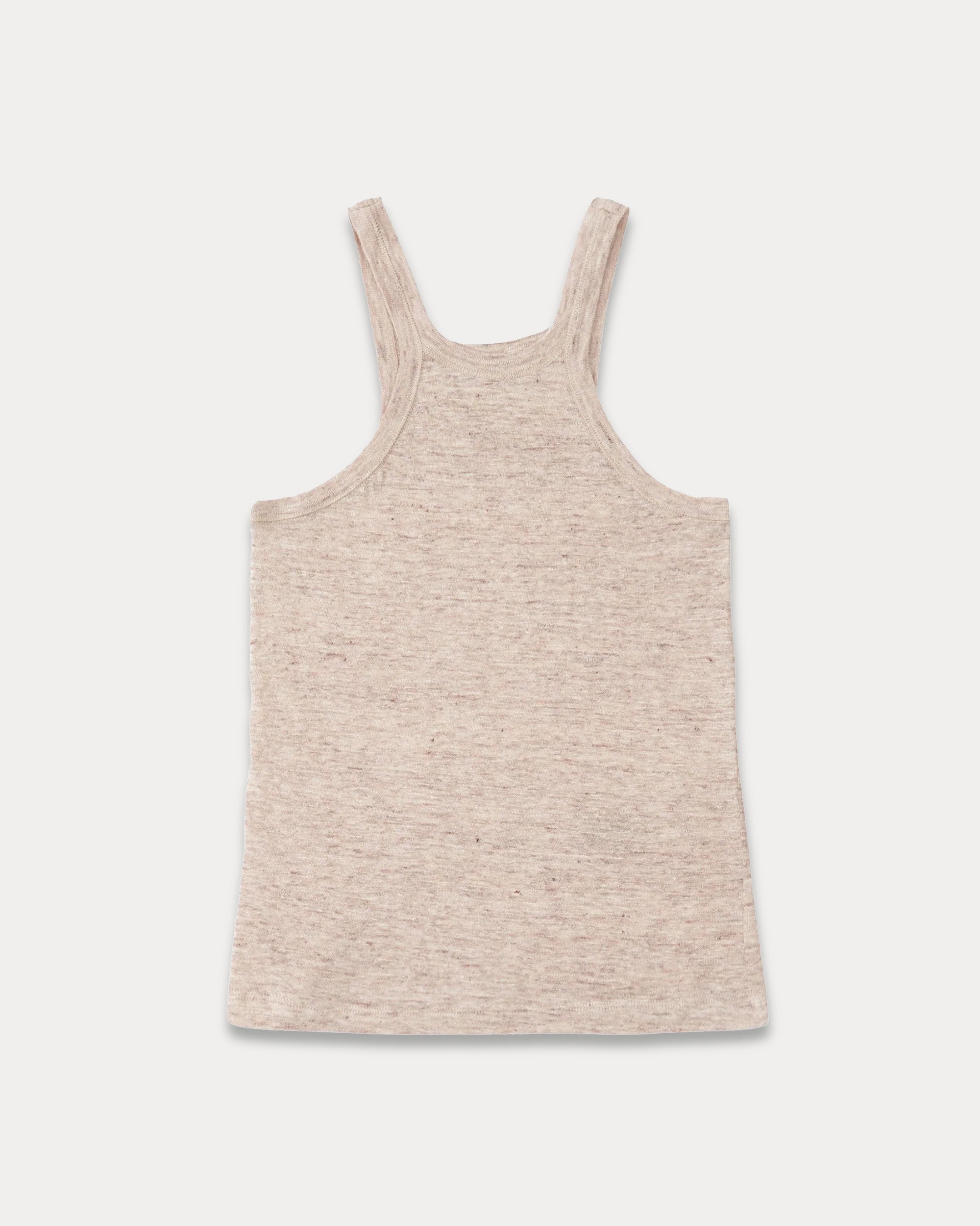 Cassidy Melange Linen Tank Top