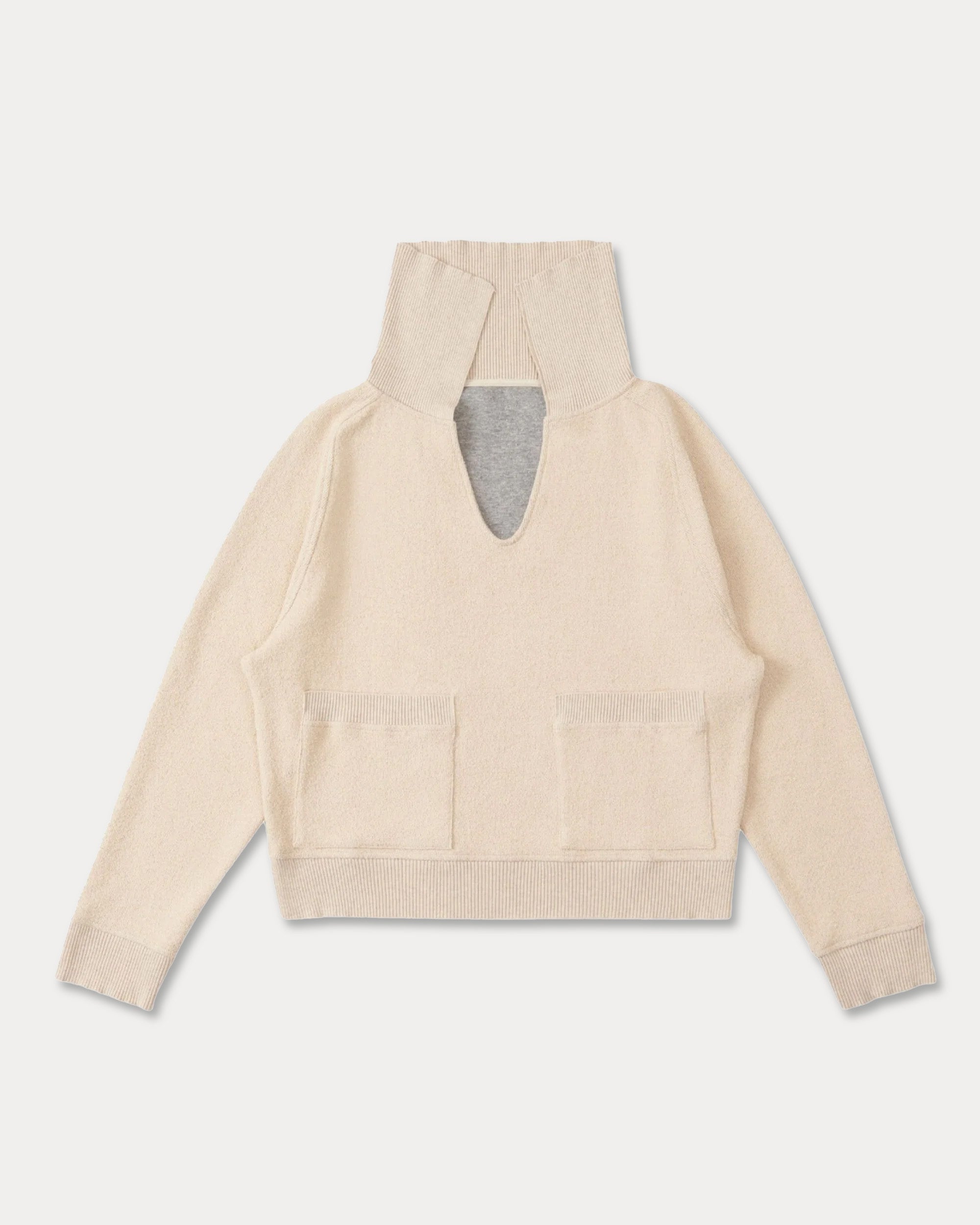 Colette Maglione in Cotone con Collo Ampio