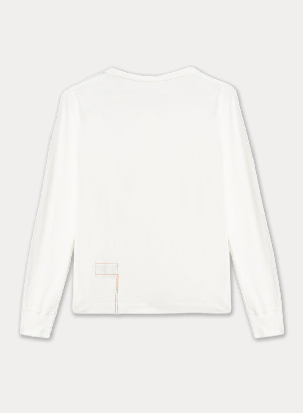 Coralie T-Shirt Serafino Manica Lunga