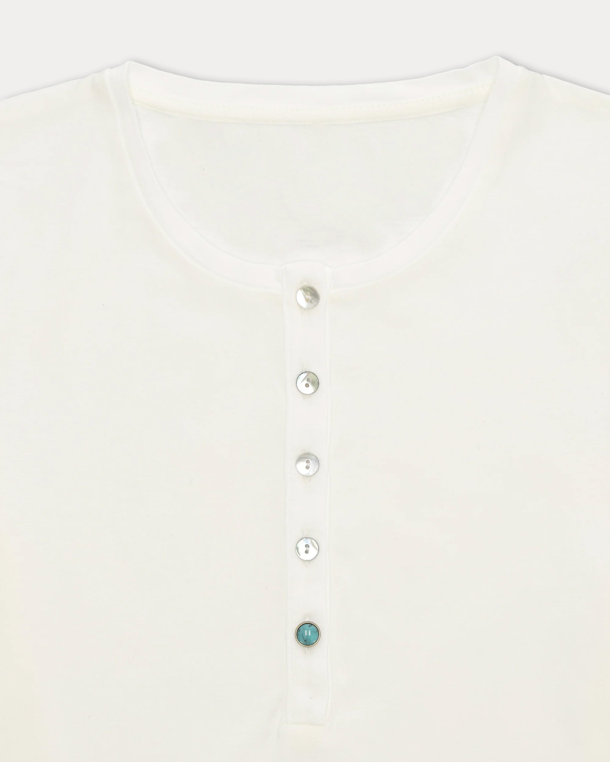 Coralies T-Shirt Serafino in Cotone