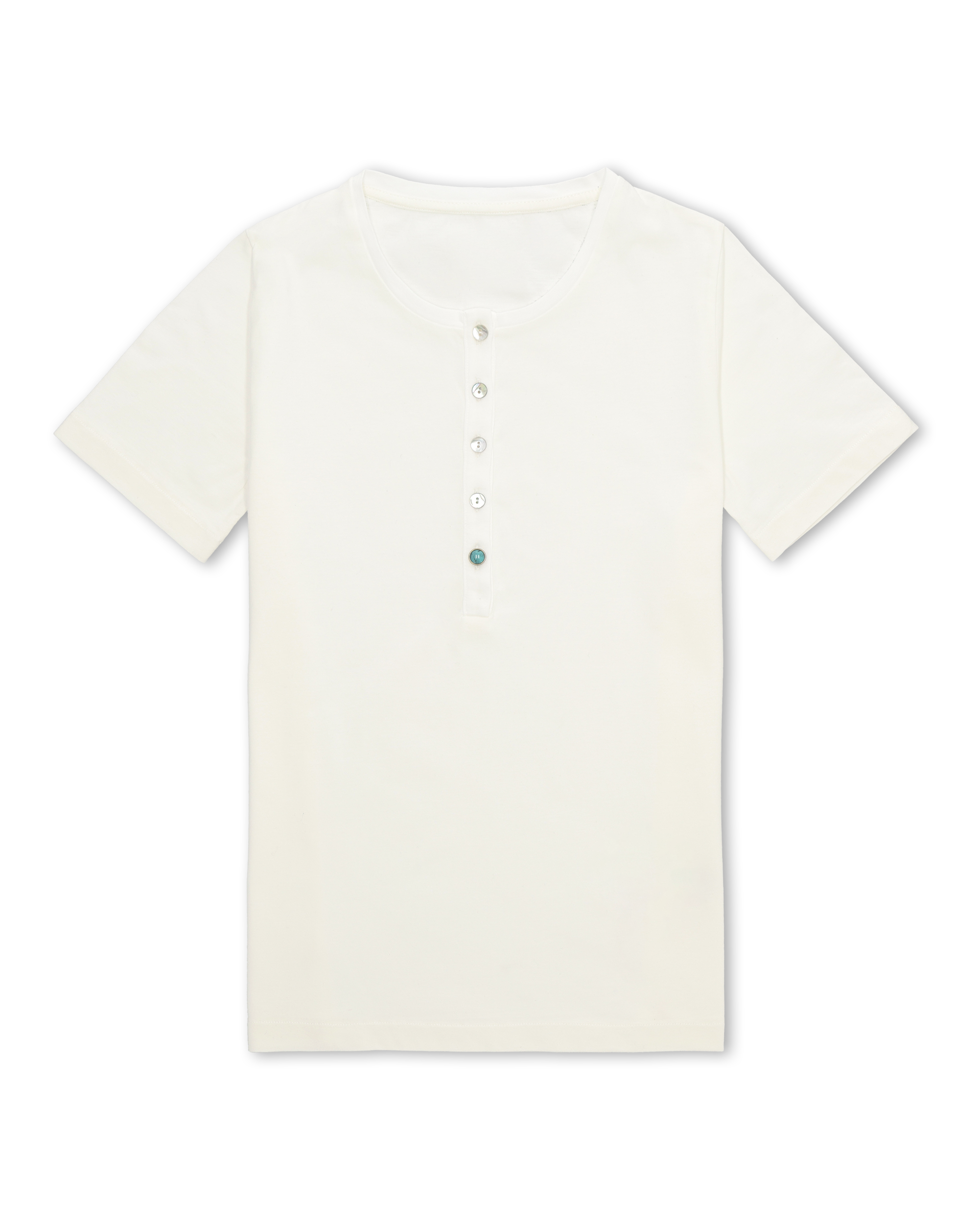 Coralies T-Shirt Serafino in Cotone