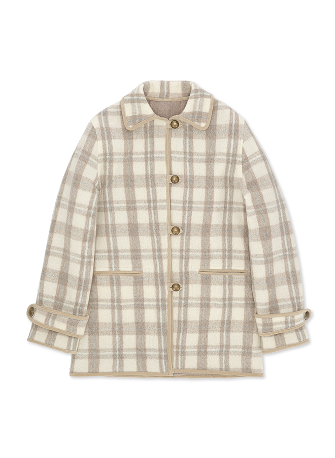 Danielle Giacca In Lana A Quadri