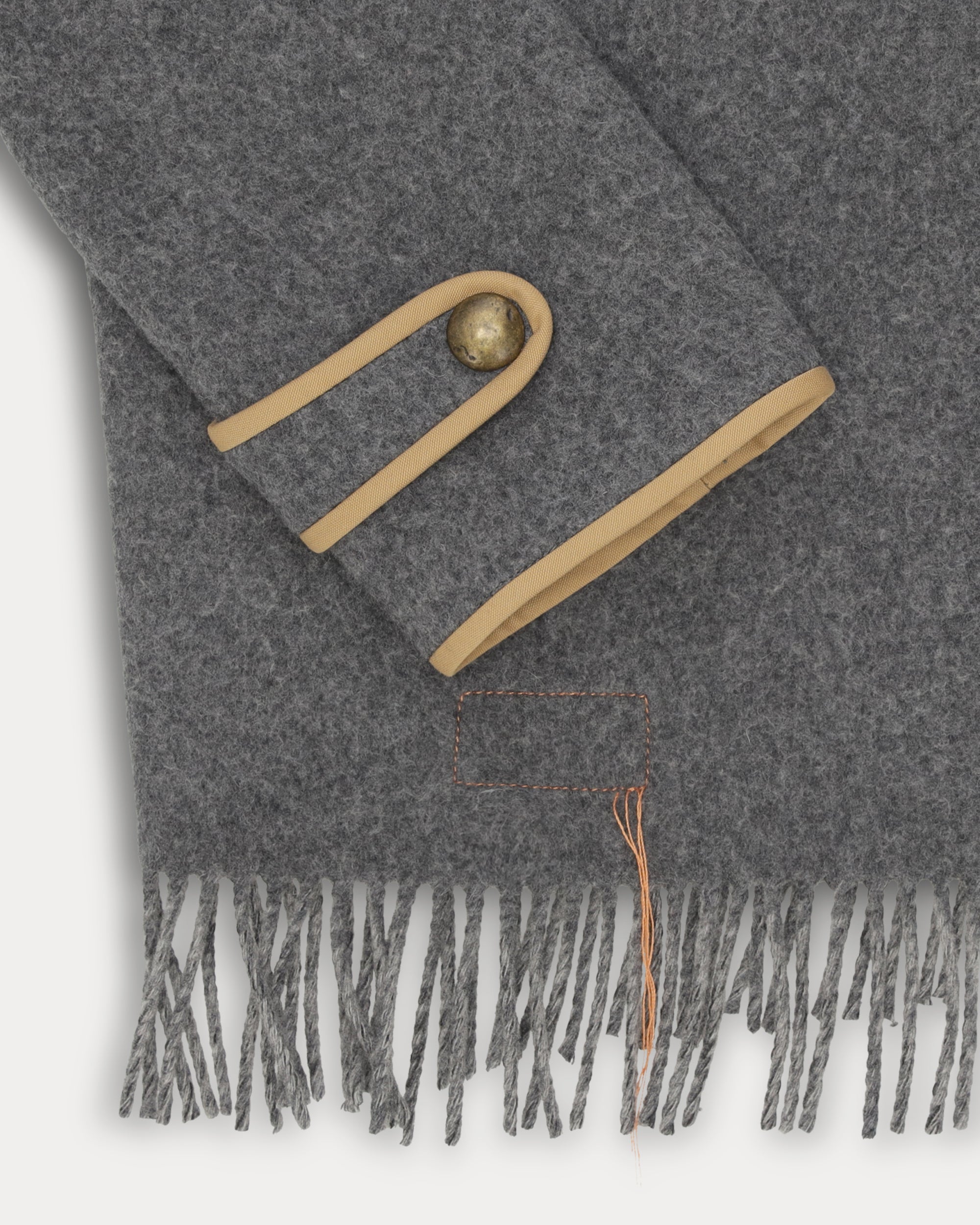 Danika Fringed Wool Coat