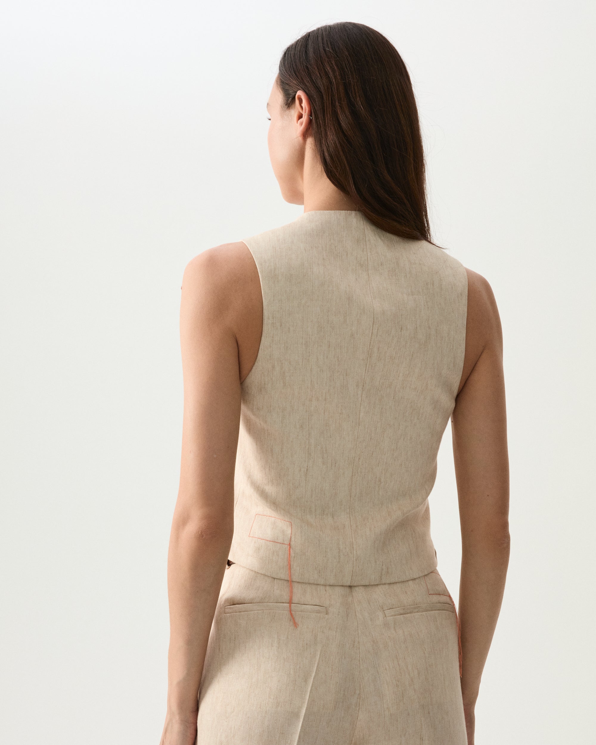 Demi Linen Vest