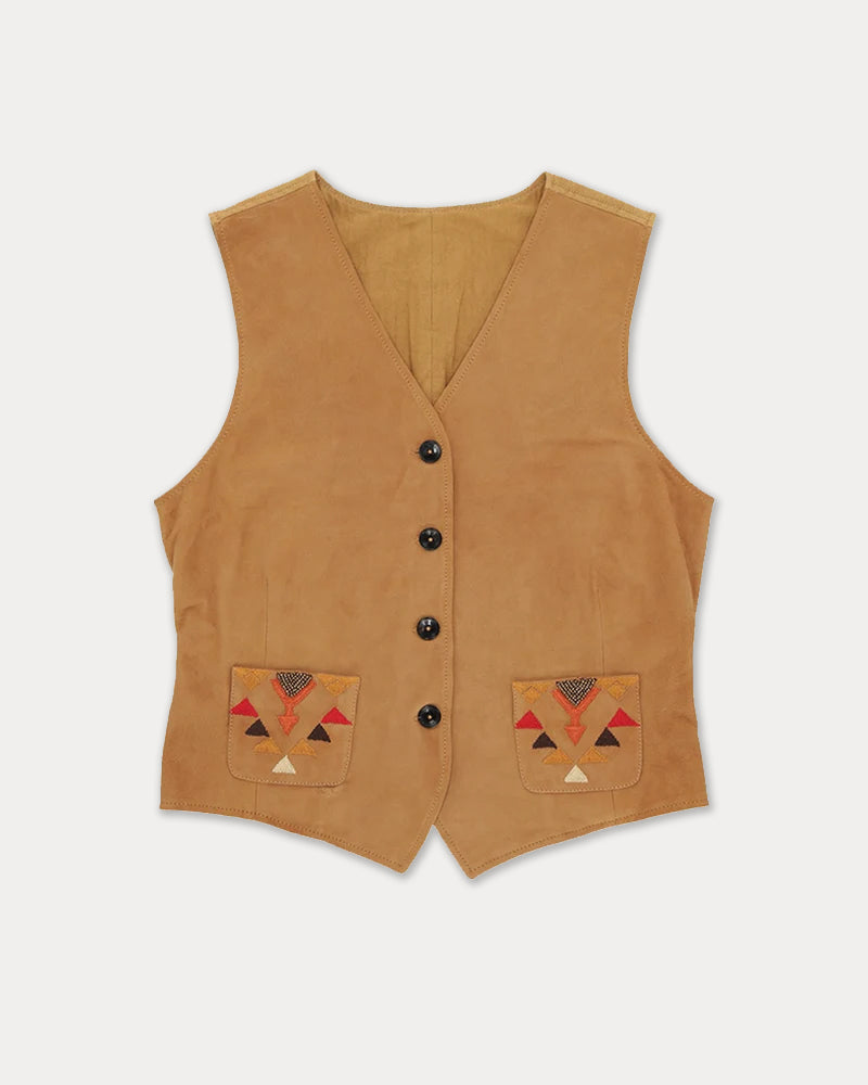 Denise Suede Vest