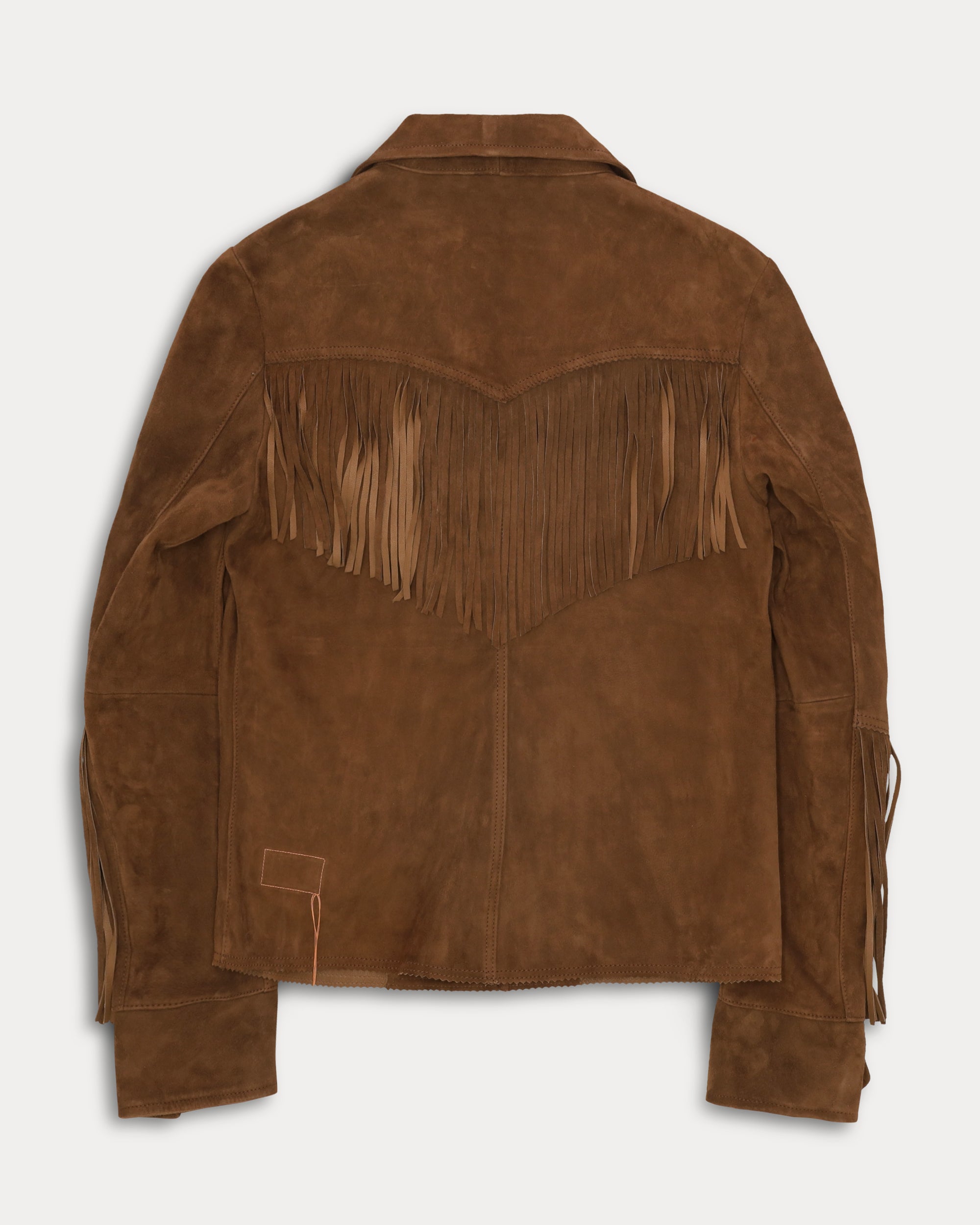 Deva Suede Jacket with Fringes