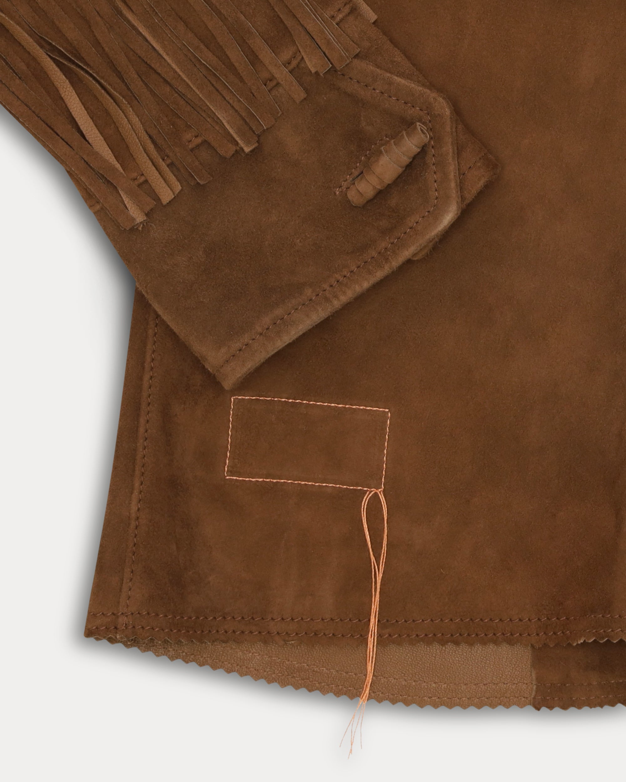 Deva Suede Jacket with Fringes