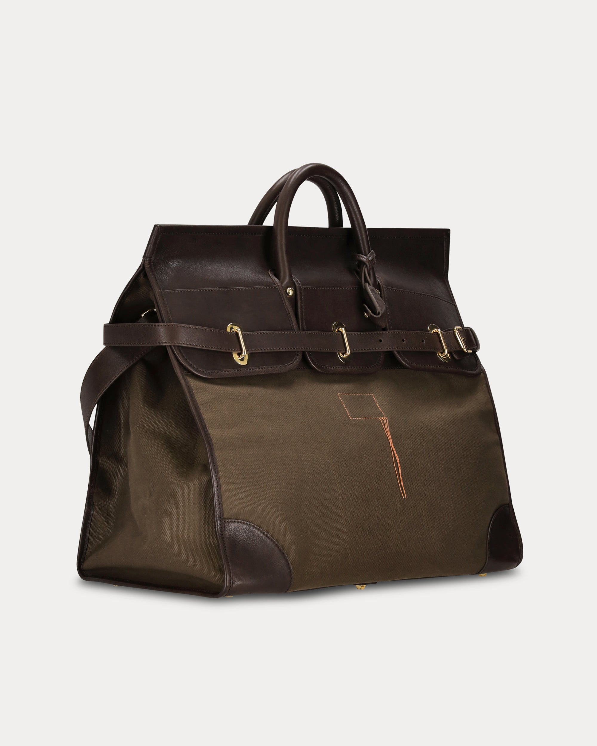 Weekendbag Canvas and Leather Bag
