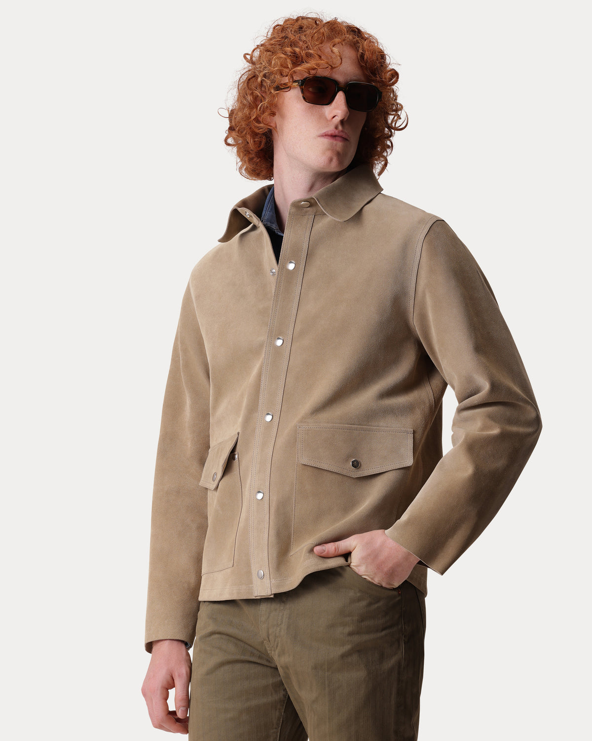 Welder Giacca In Pelle Scamosciata