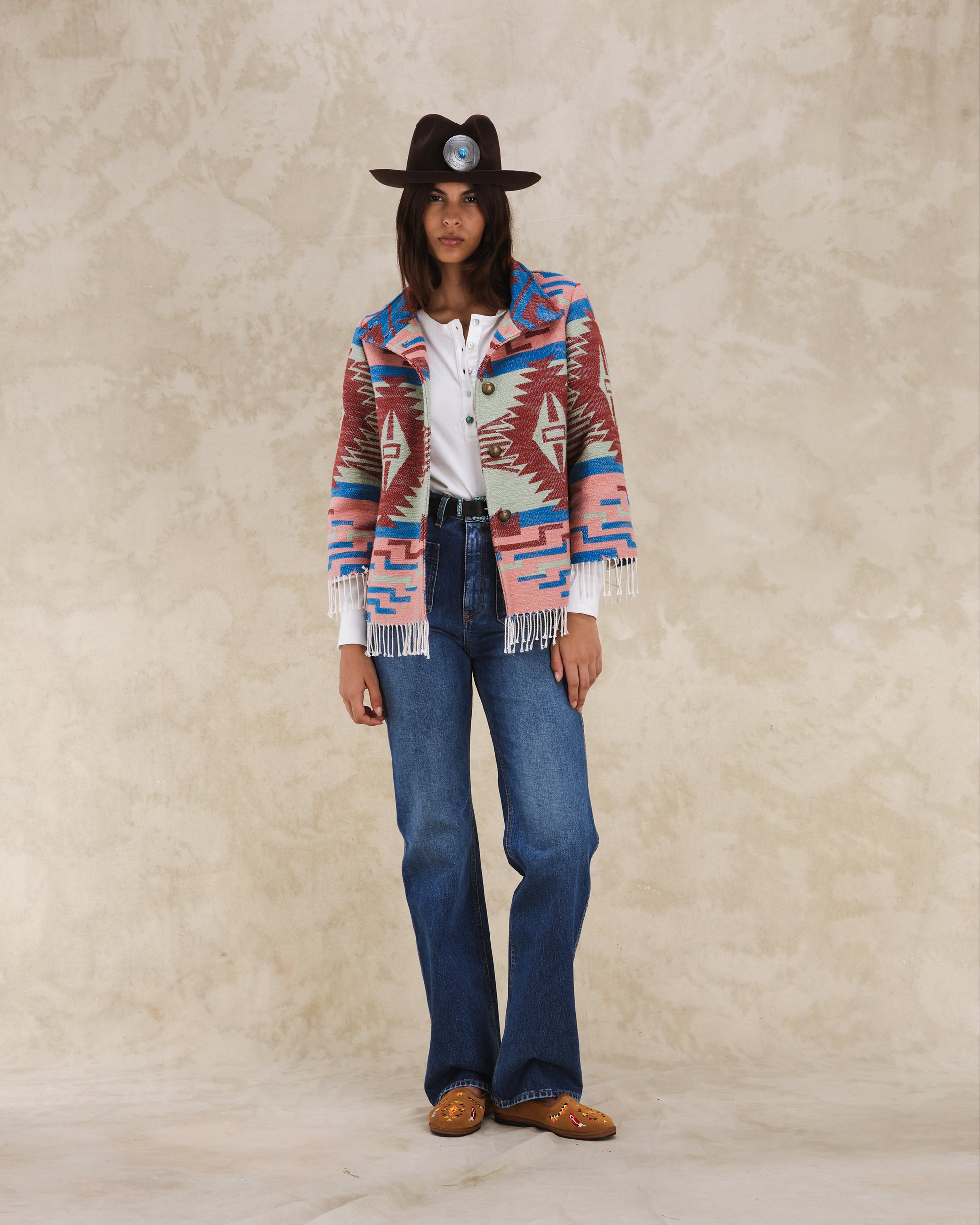 Feather Mantella Navajo In Cotone