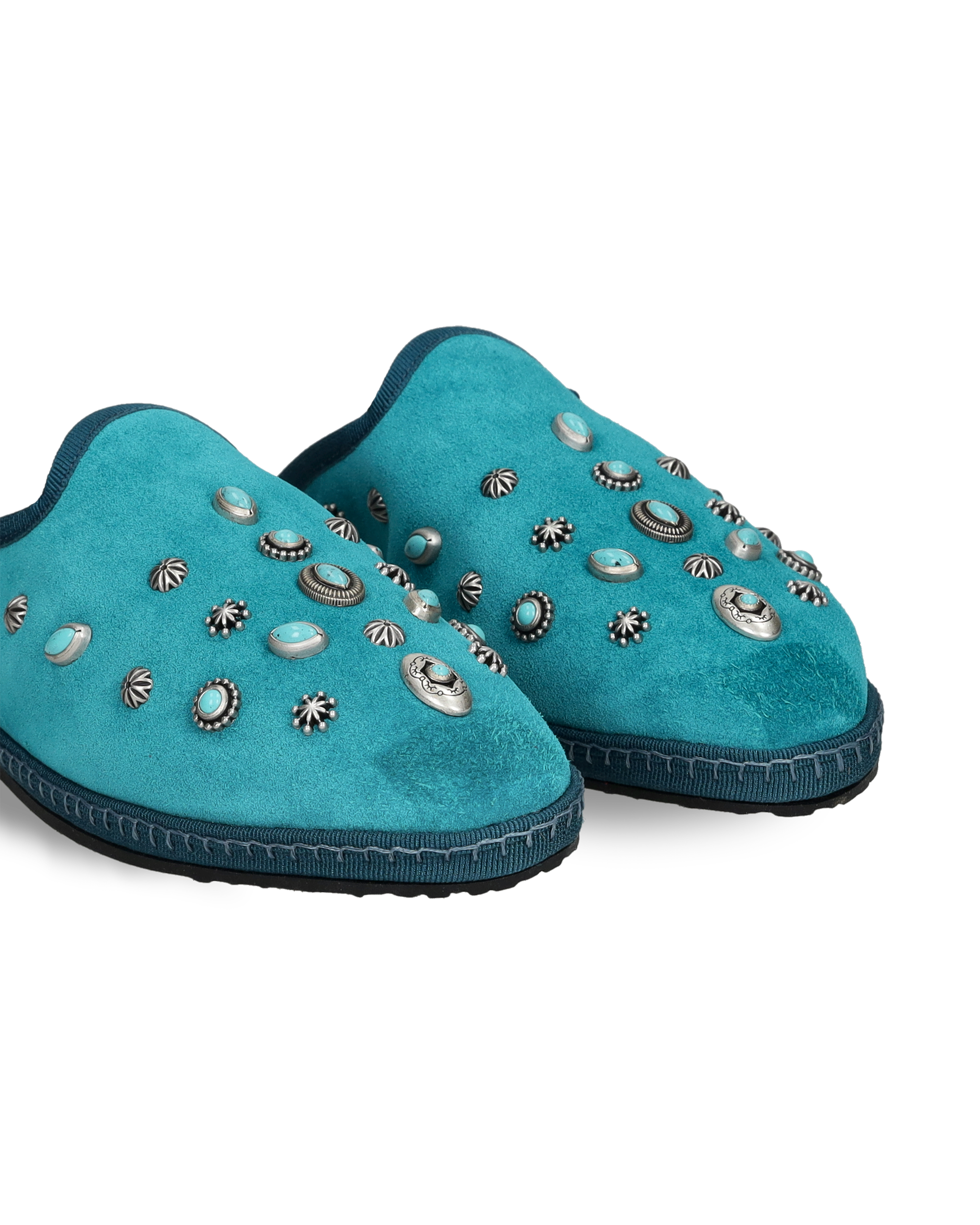 Flap Friulane Sabot In Pelle Scamosciata