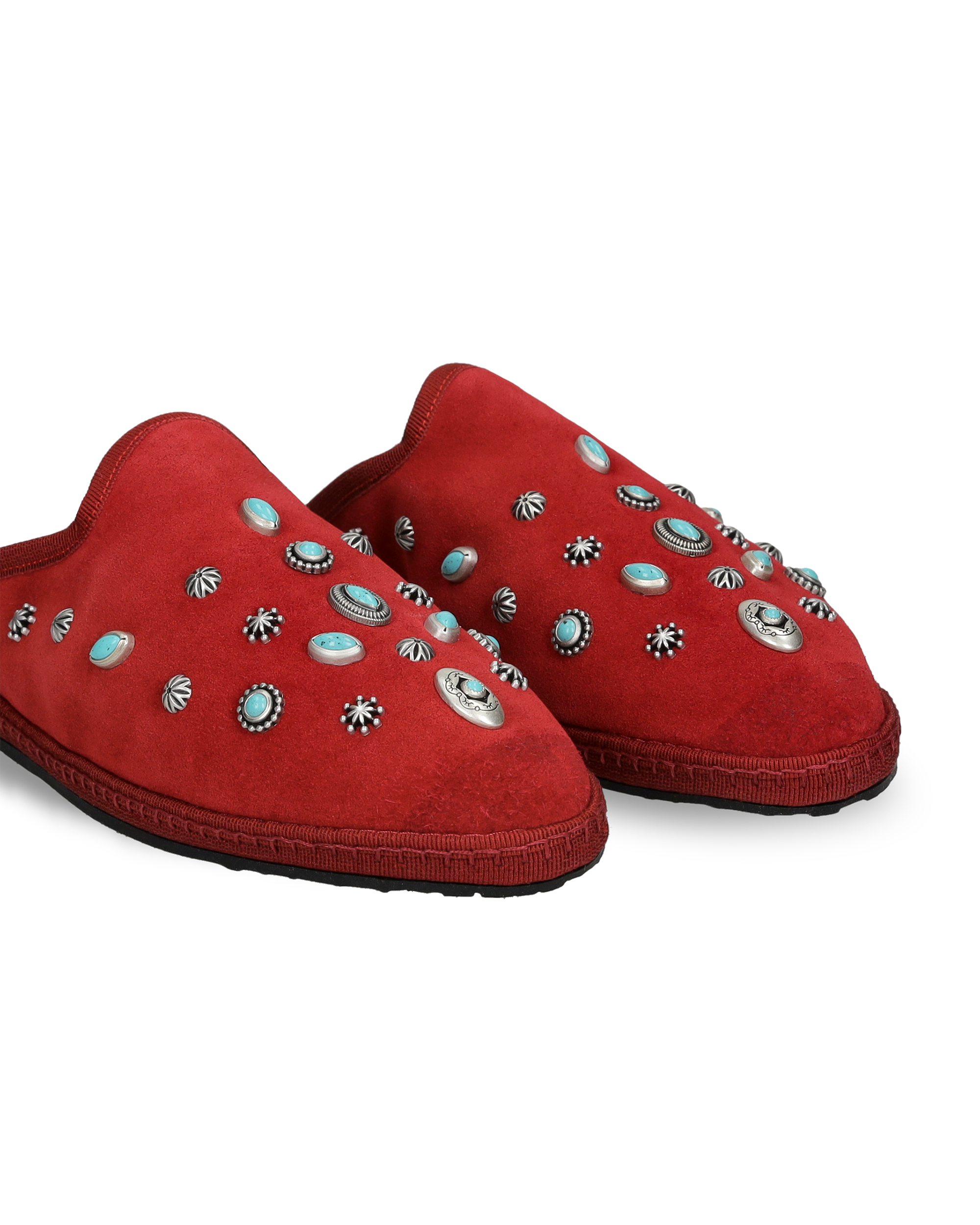 Flap Friulane Sabot In Pelle Scamosciata