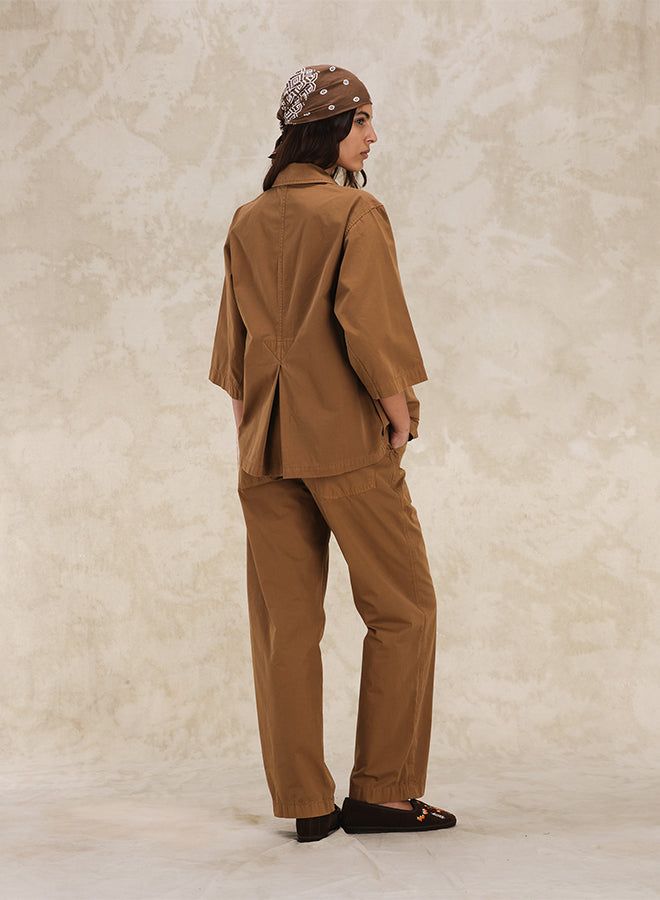 Flegia Giacca Sahariana In Cotone