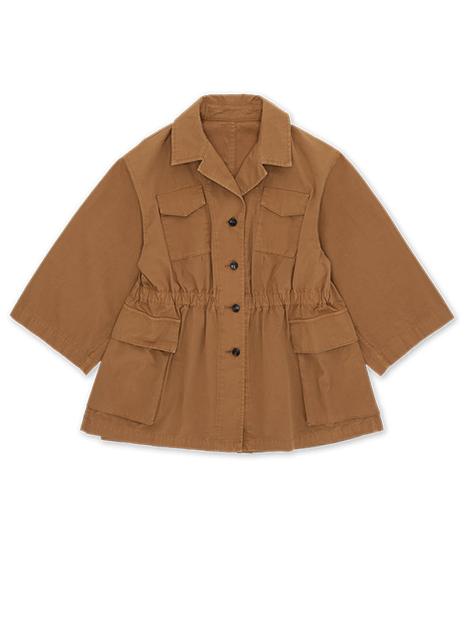 Flegia Giacca Sahariana In Cotone