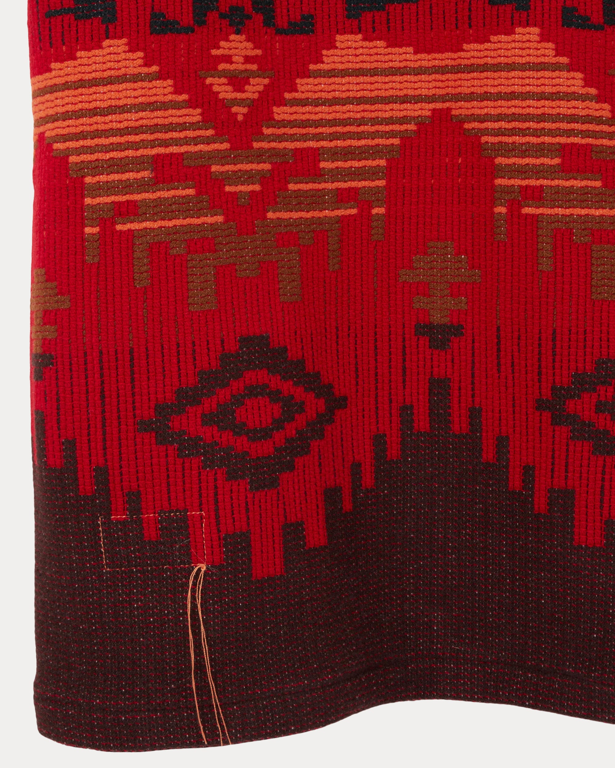 Flick Jacquard Wool Coat