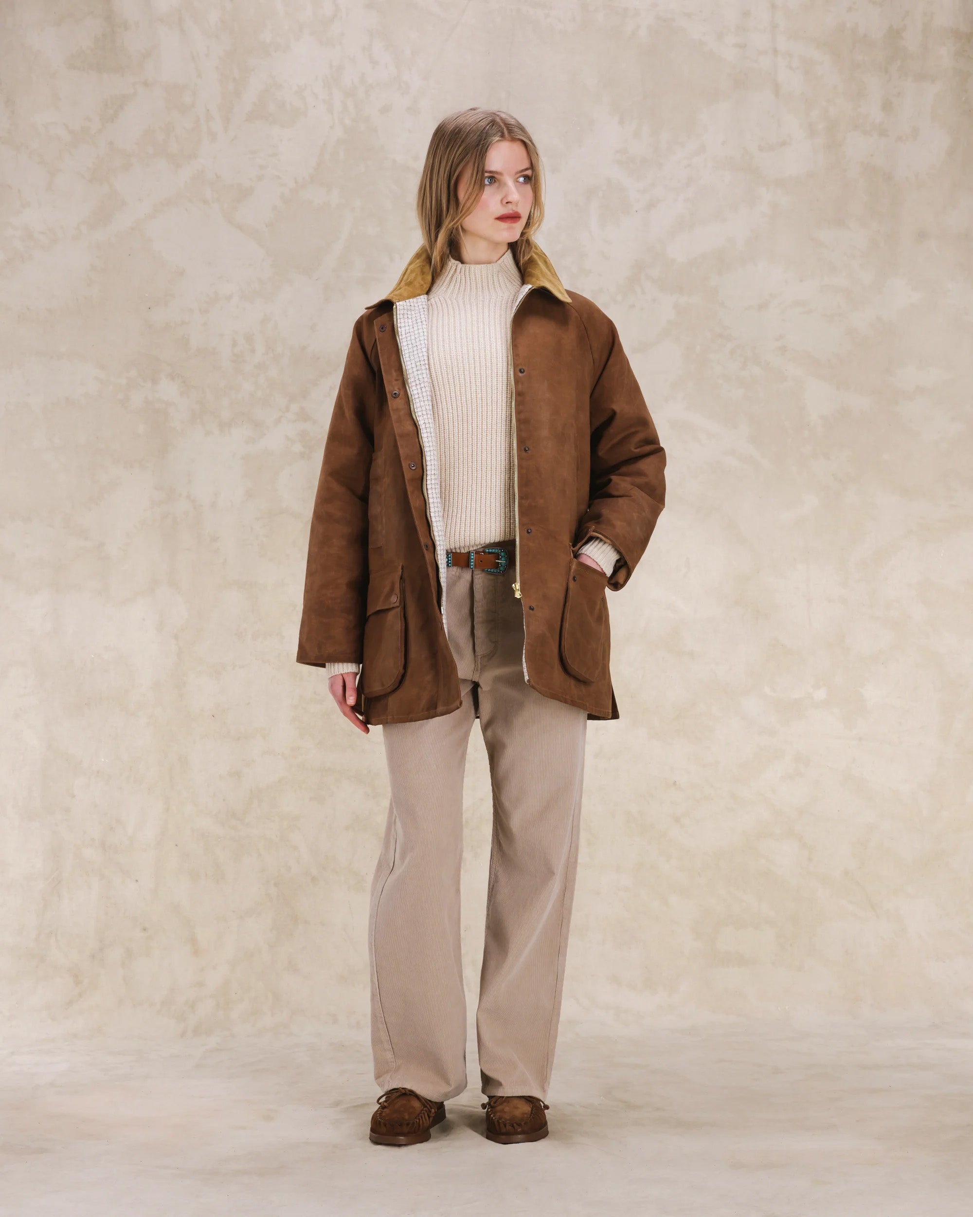 Floriane Waxed Cotton Jacket