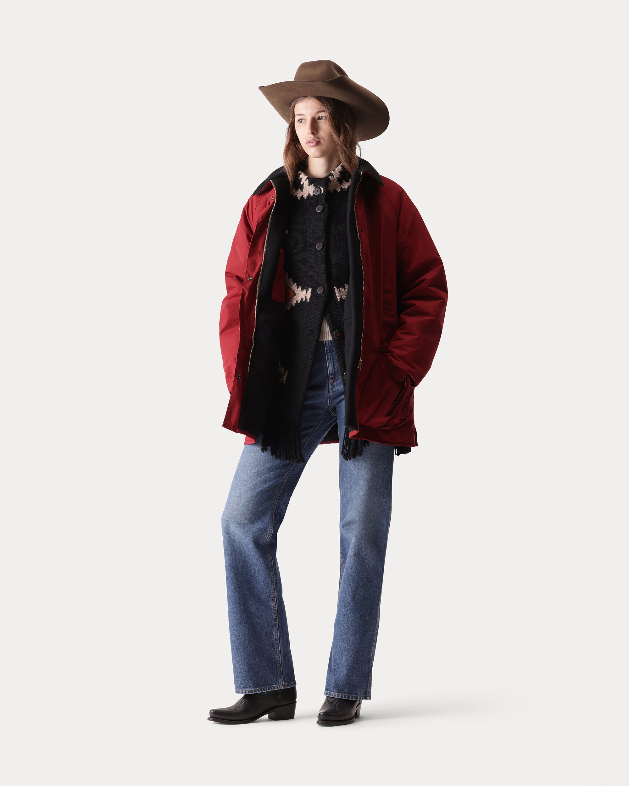 Floriane Giacca In Cotone Cerato