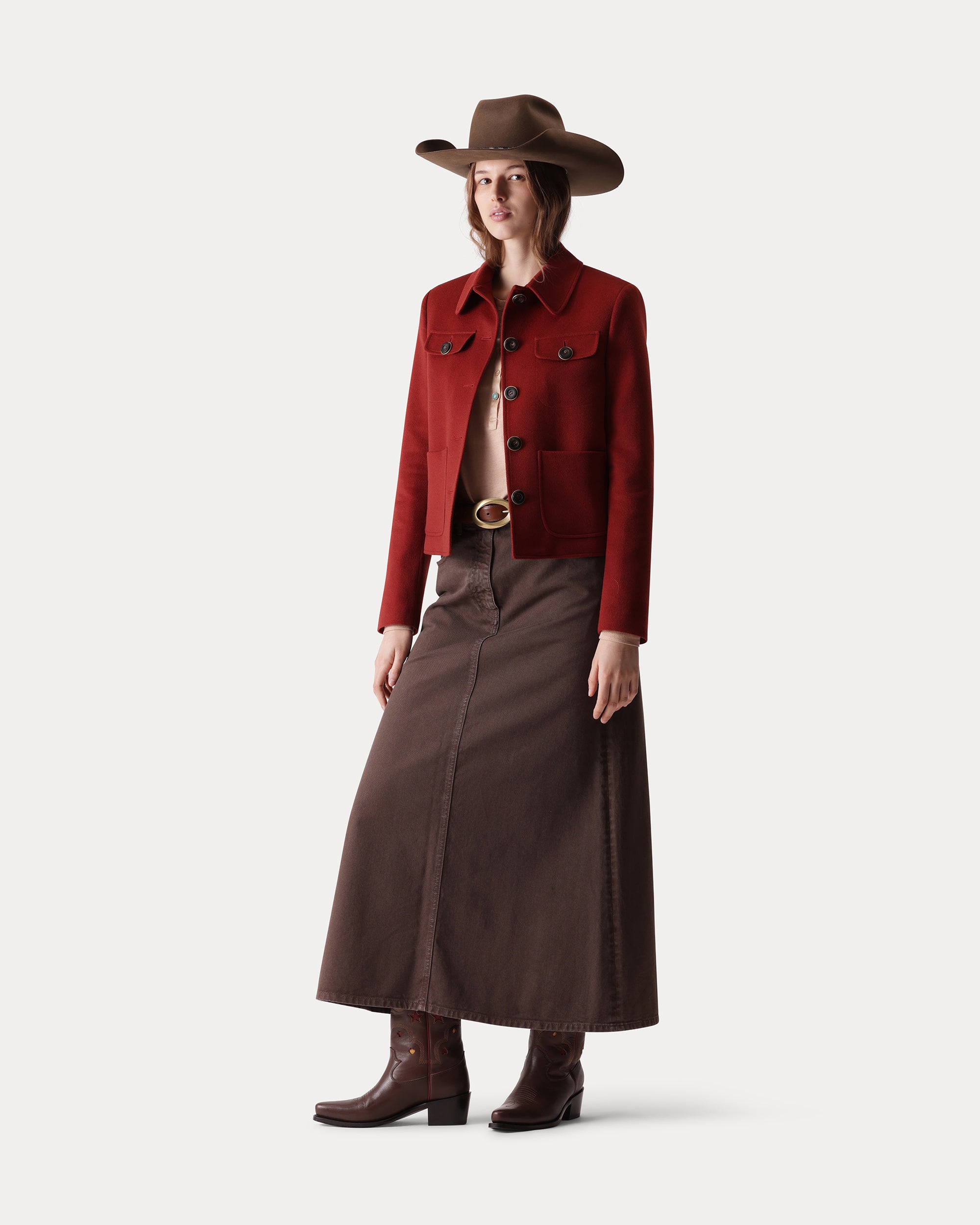 Fortune Giacca Crop in Cashmere