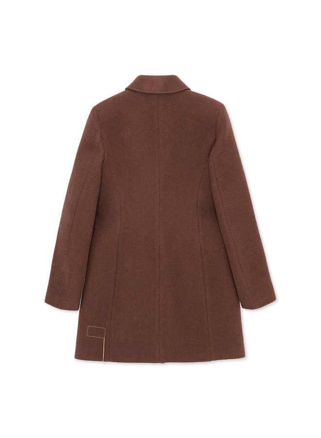 France Cappotto Attillato In Lana 